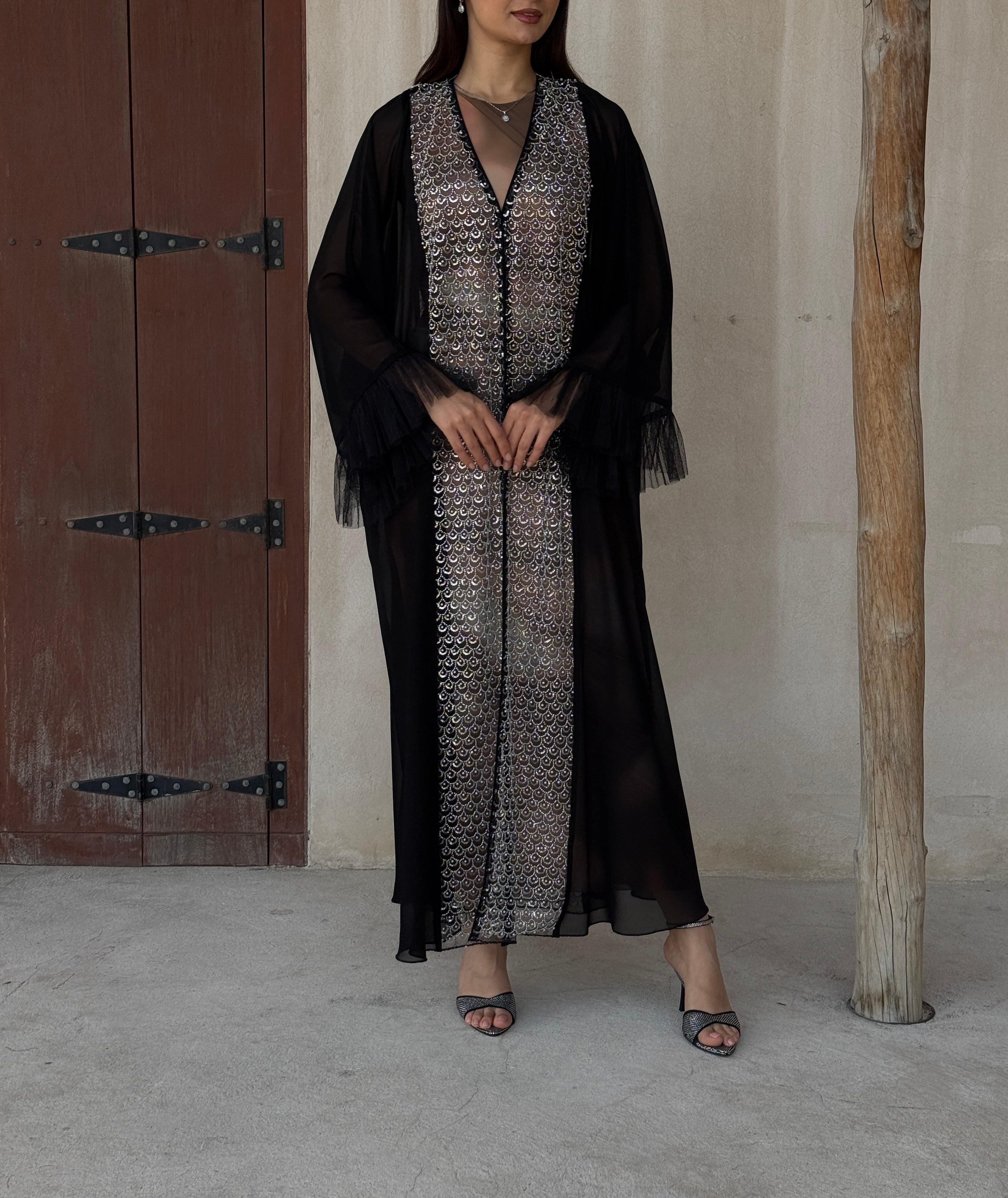 Misk Transparent Abaya