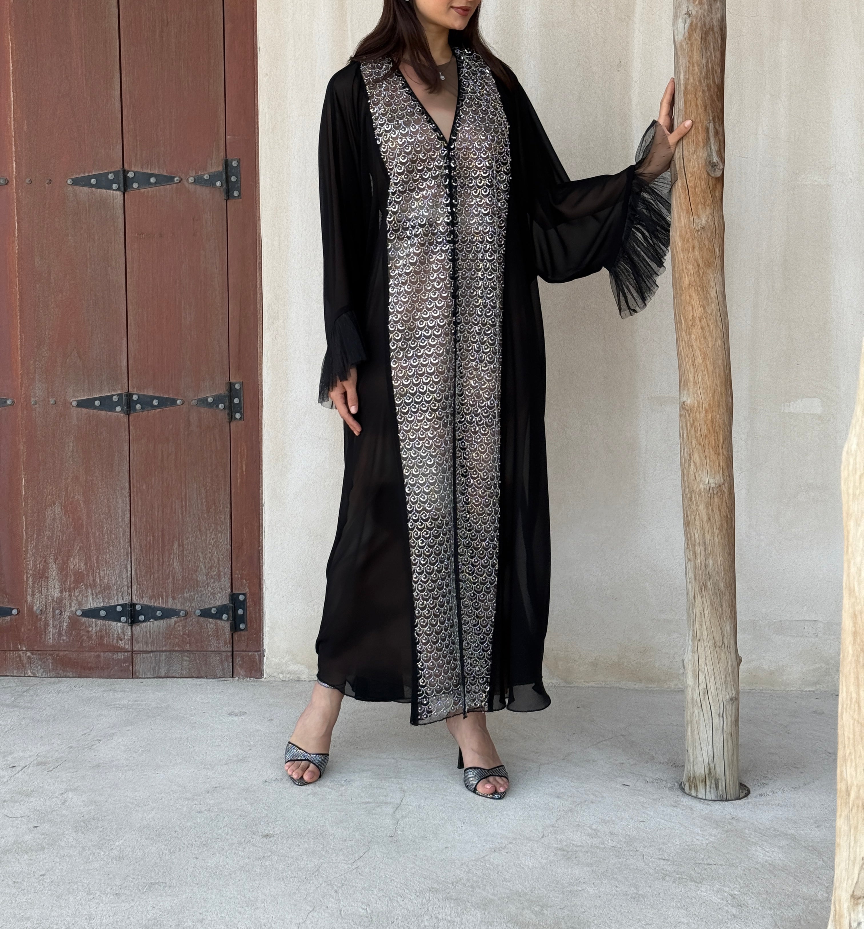 Misk Transparent Abaya