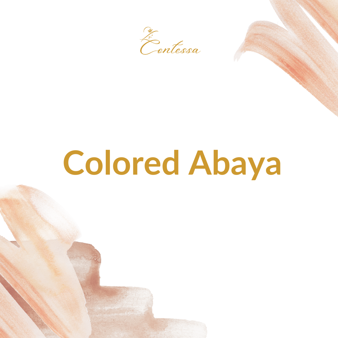 Colored Abaya