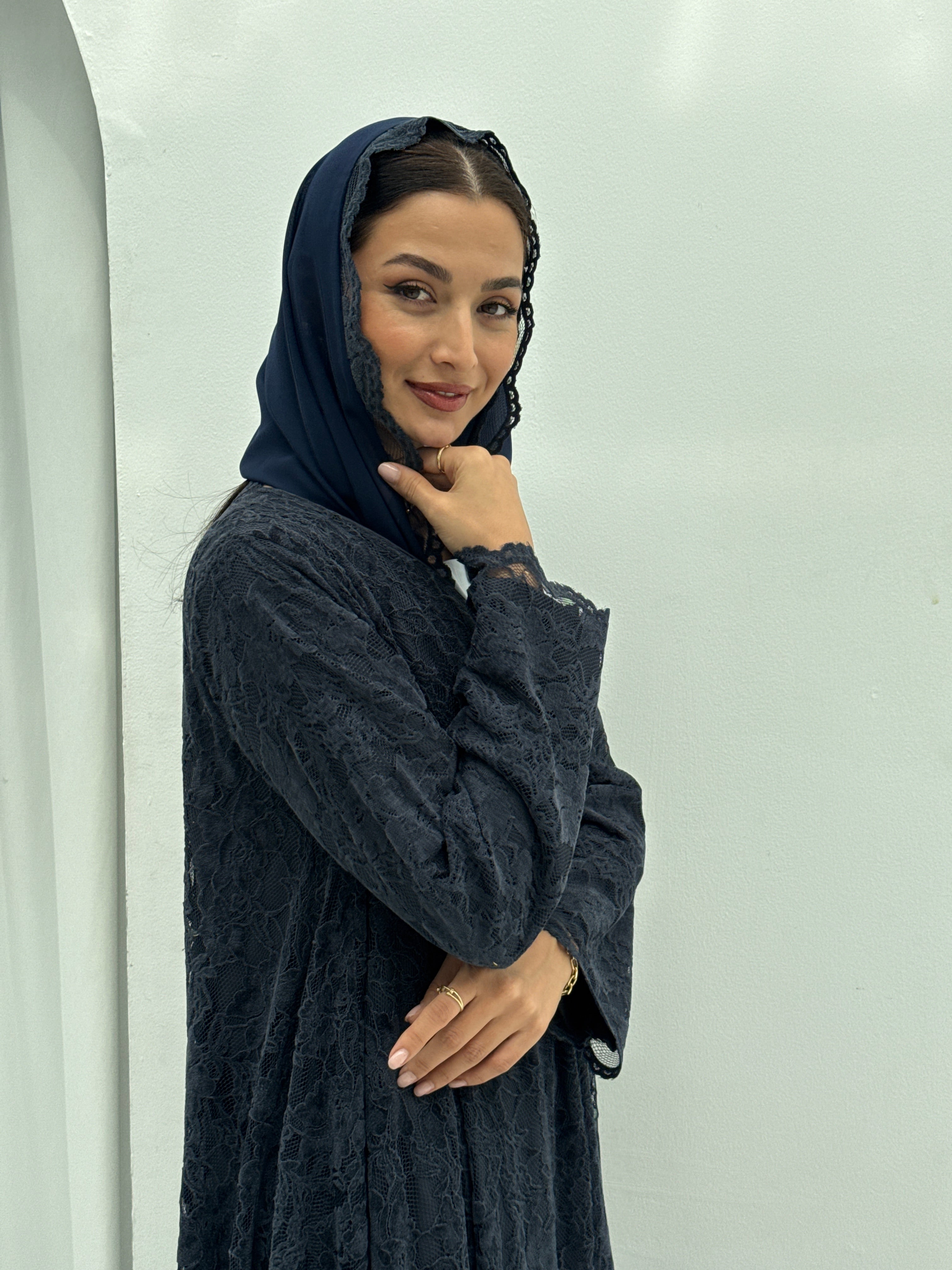 Winter Night Velvet Abaya