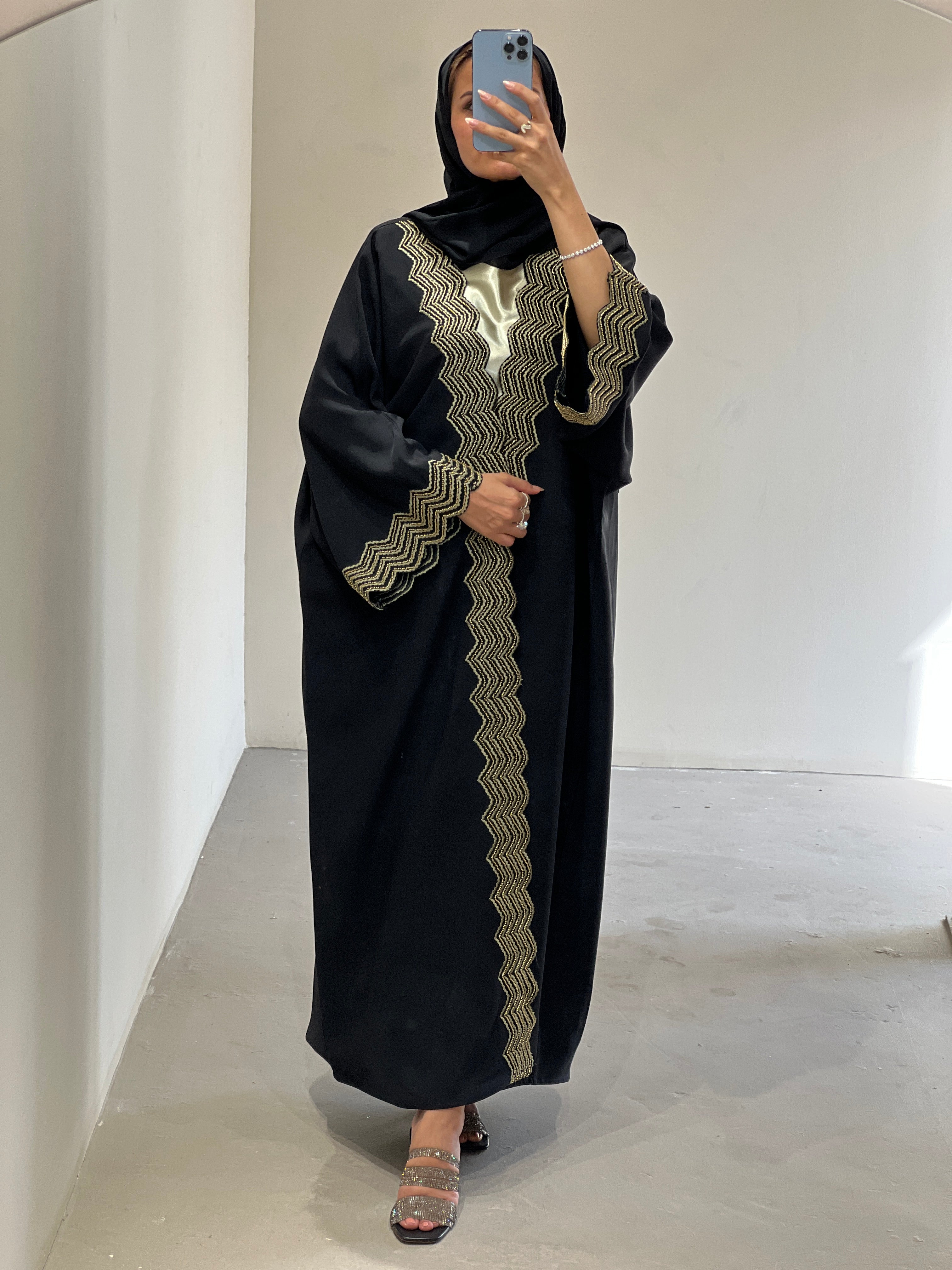 367 Abaya With Dress & Sheilla