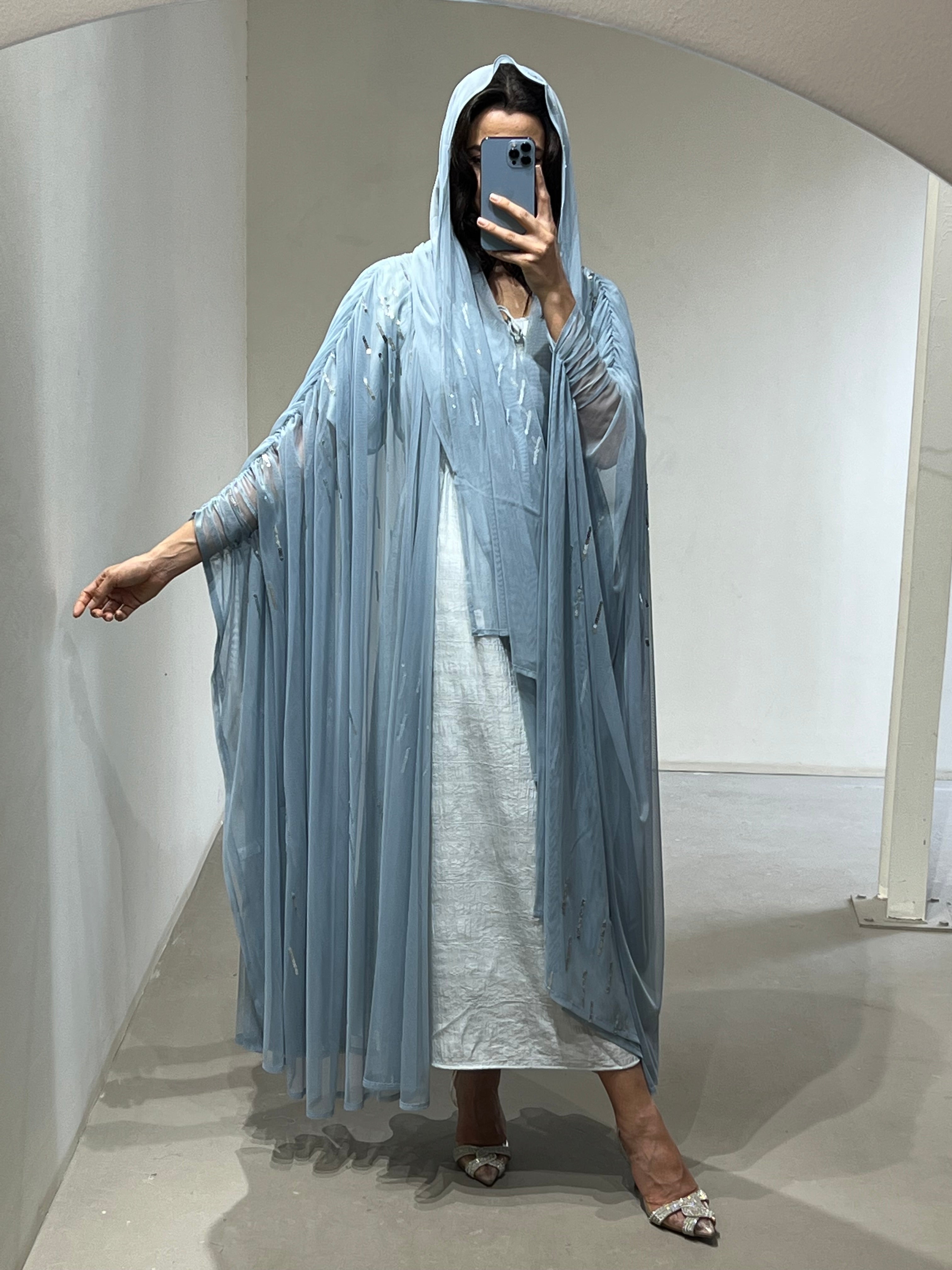 535 Abaya With Dress & Sheilla