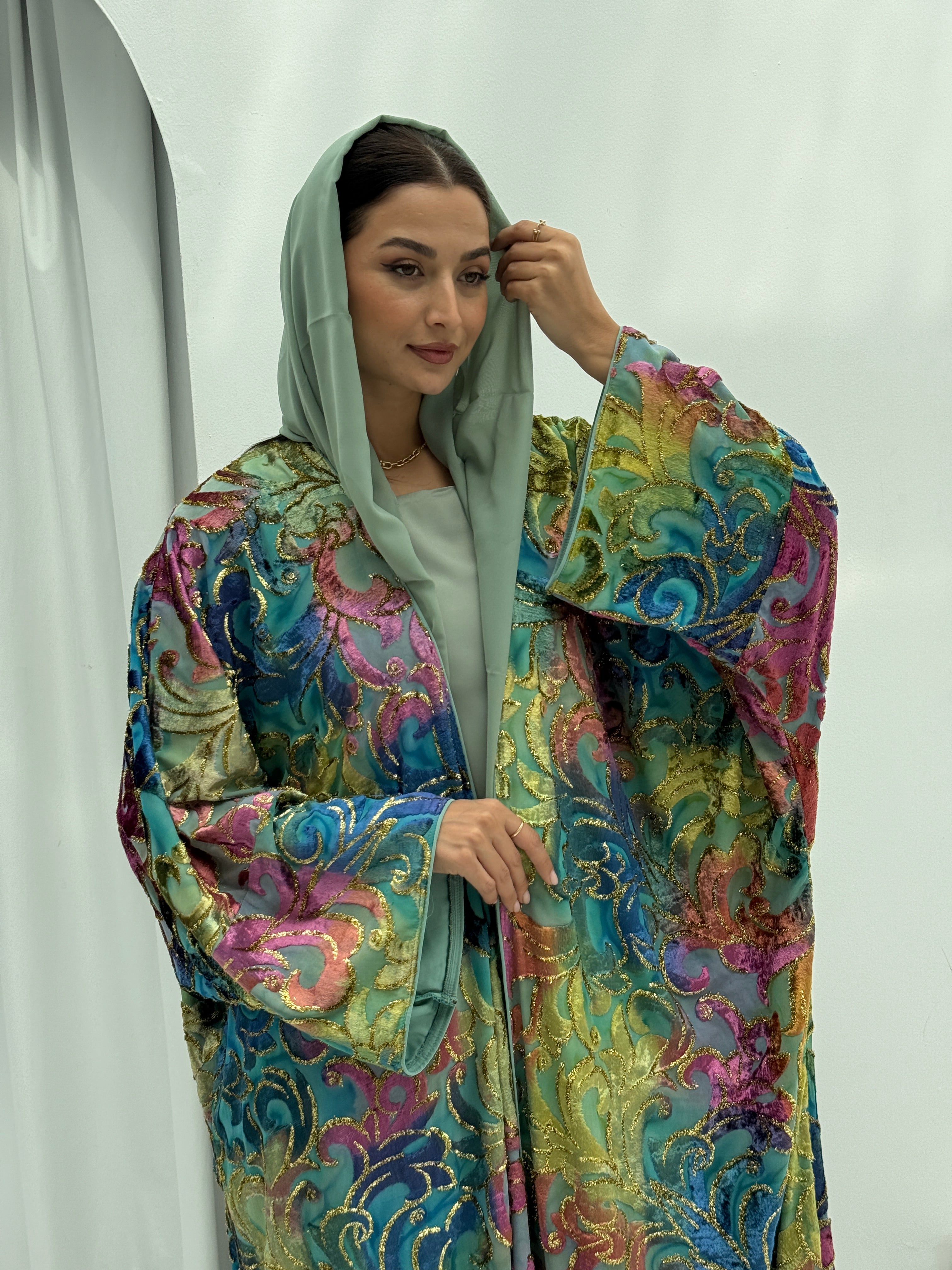 Winter Breaths Velvet Abaya