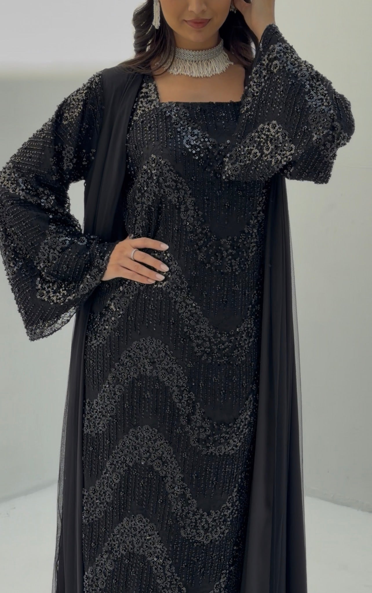 Sewda Abaya With Dress