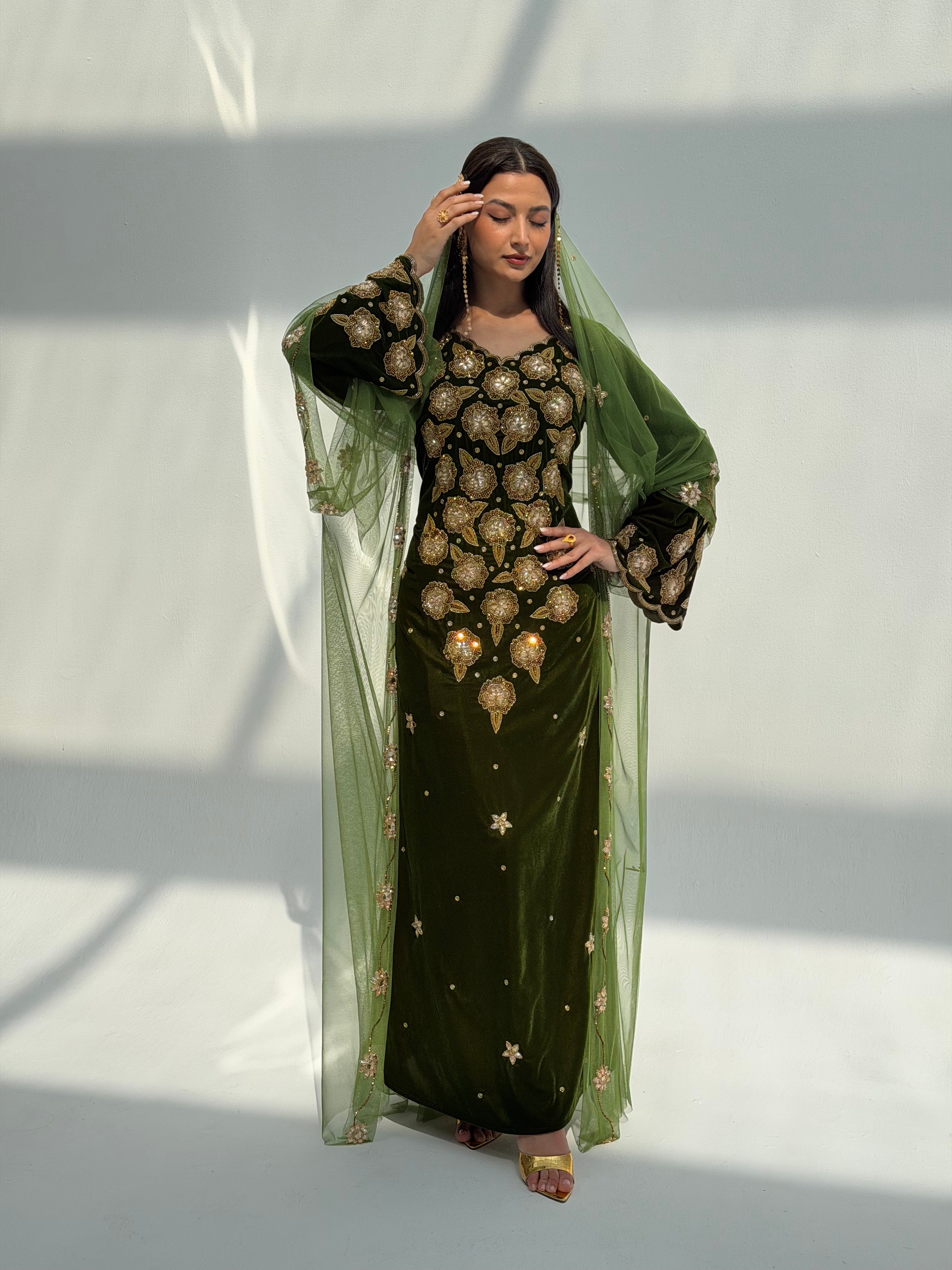 Mitha ( Velvet Dress With Bisht Tule & Tule Sheila )