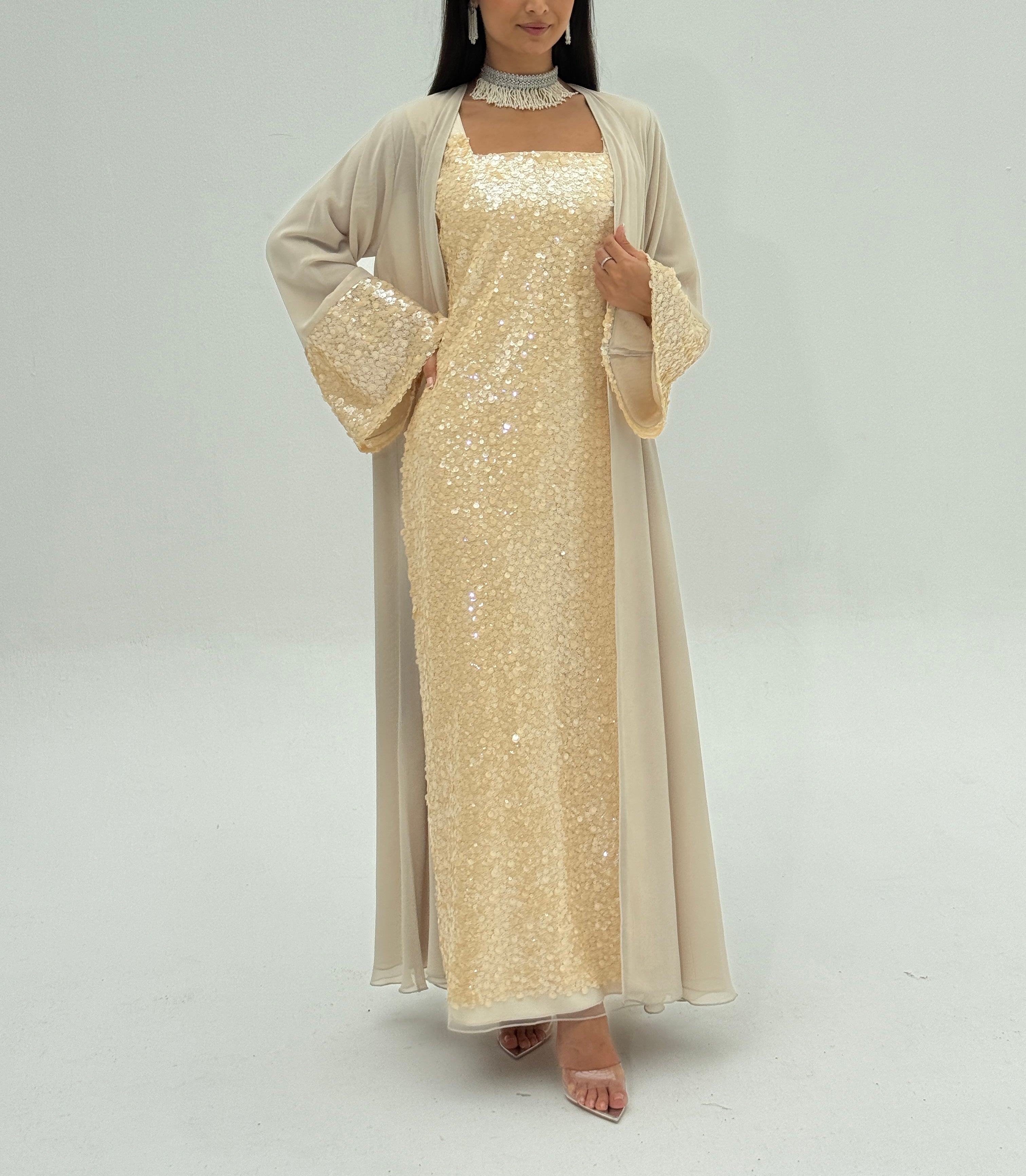 Miar ( Abaya with dress & sheila )