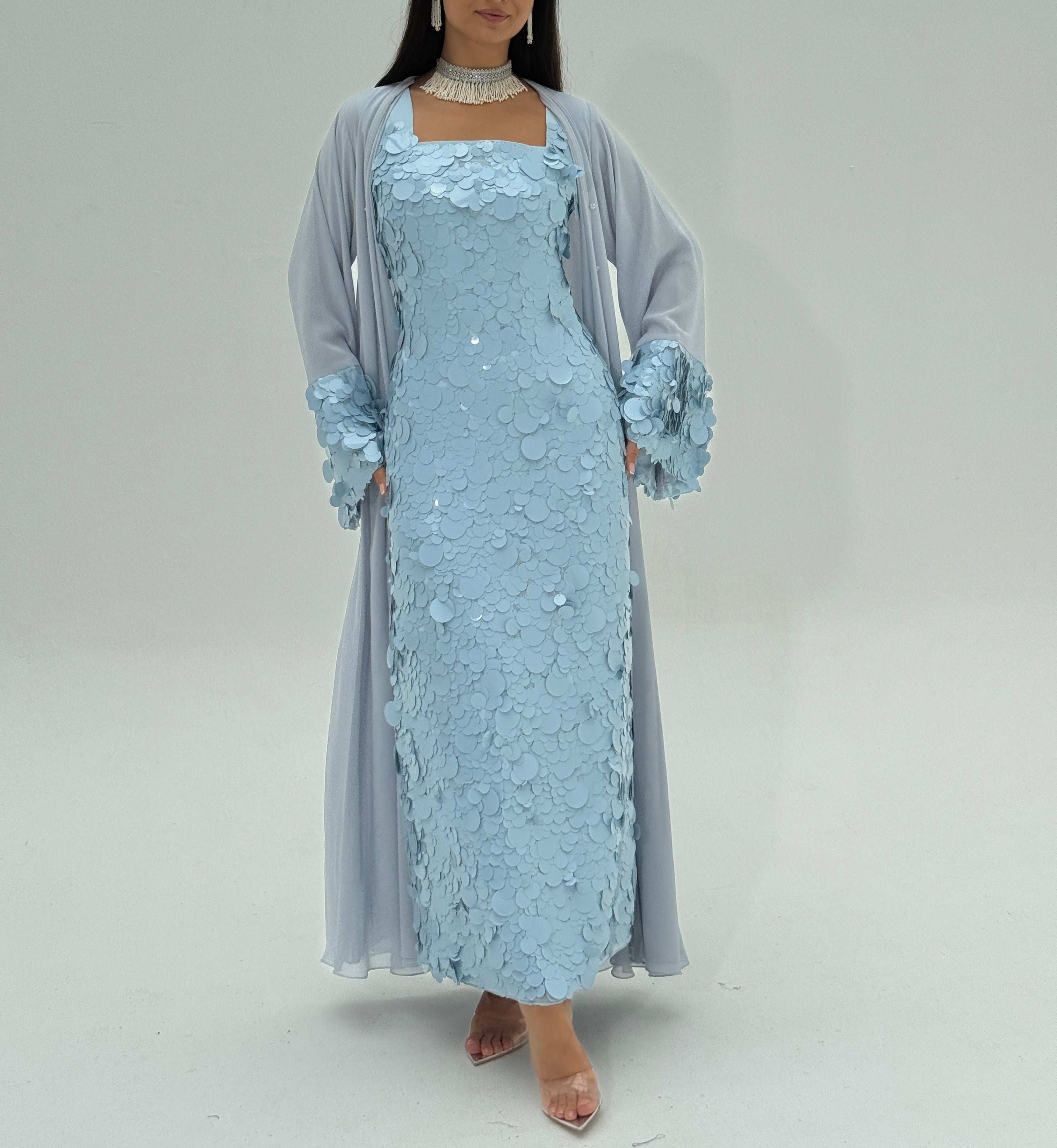 Miar ( Abaya with dress & sheila )