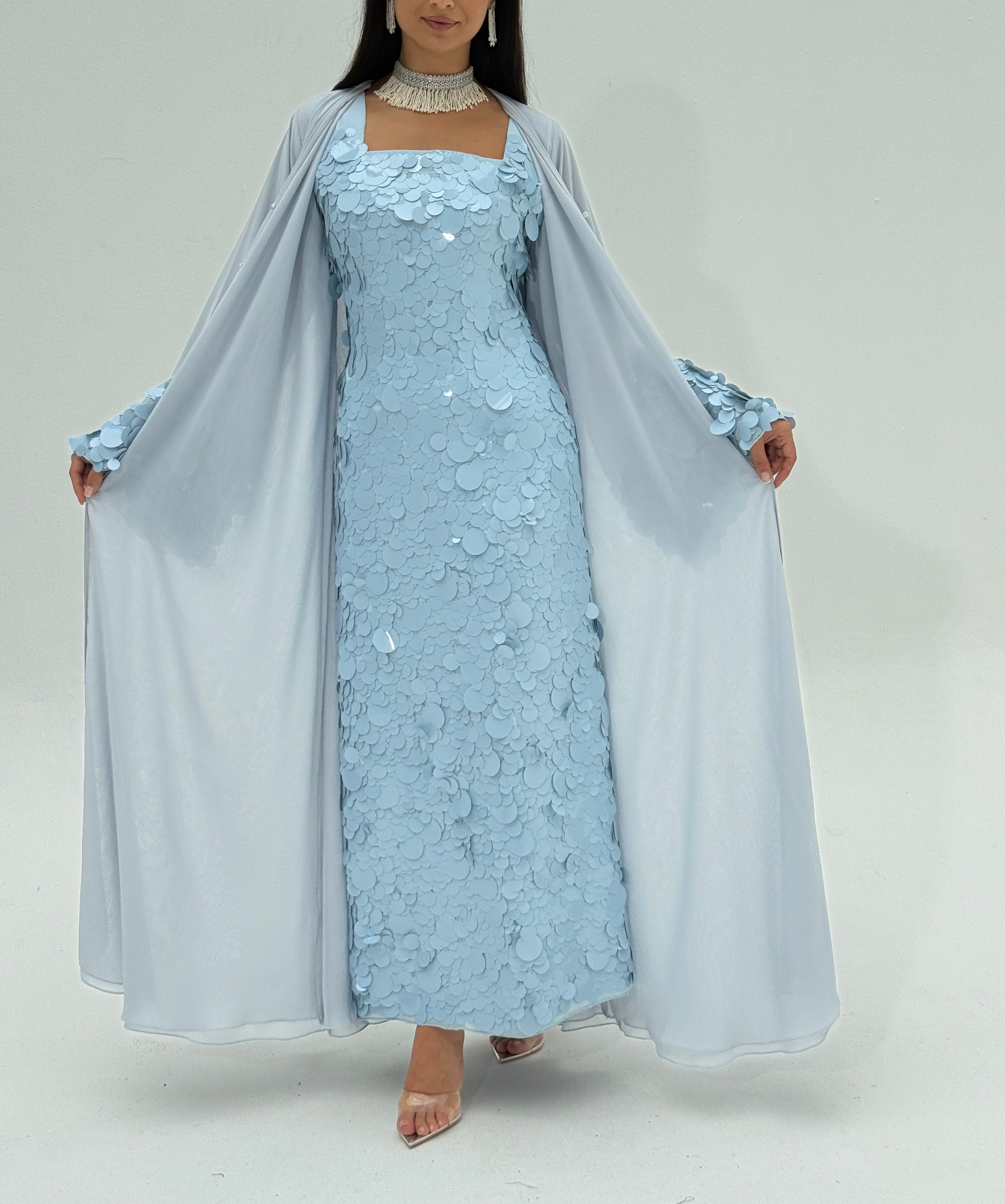 Miar ( Abaya with dress & sheila )