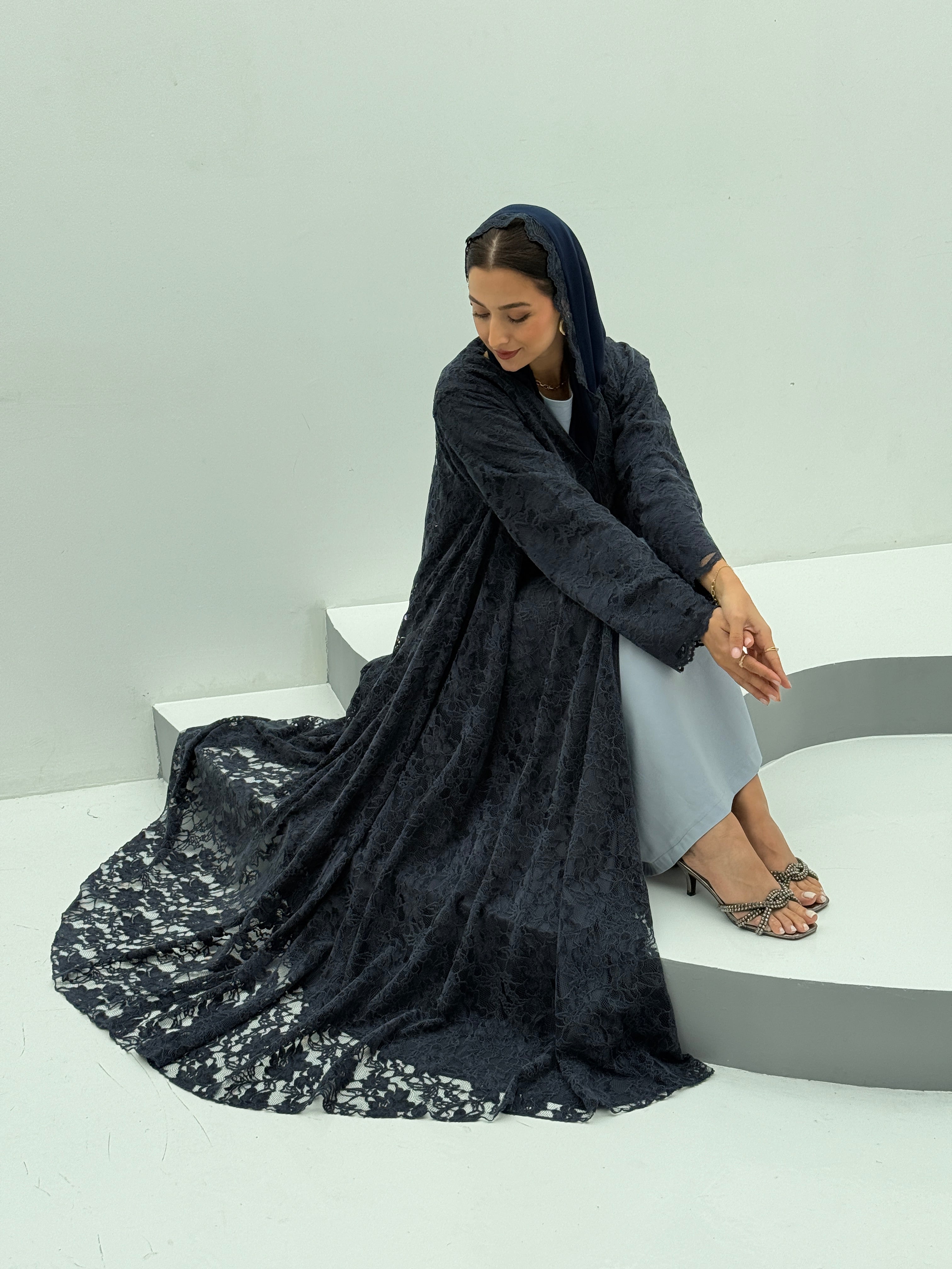 Winter Night Velvet Abaya