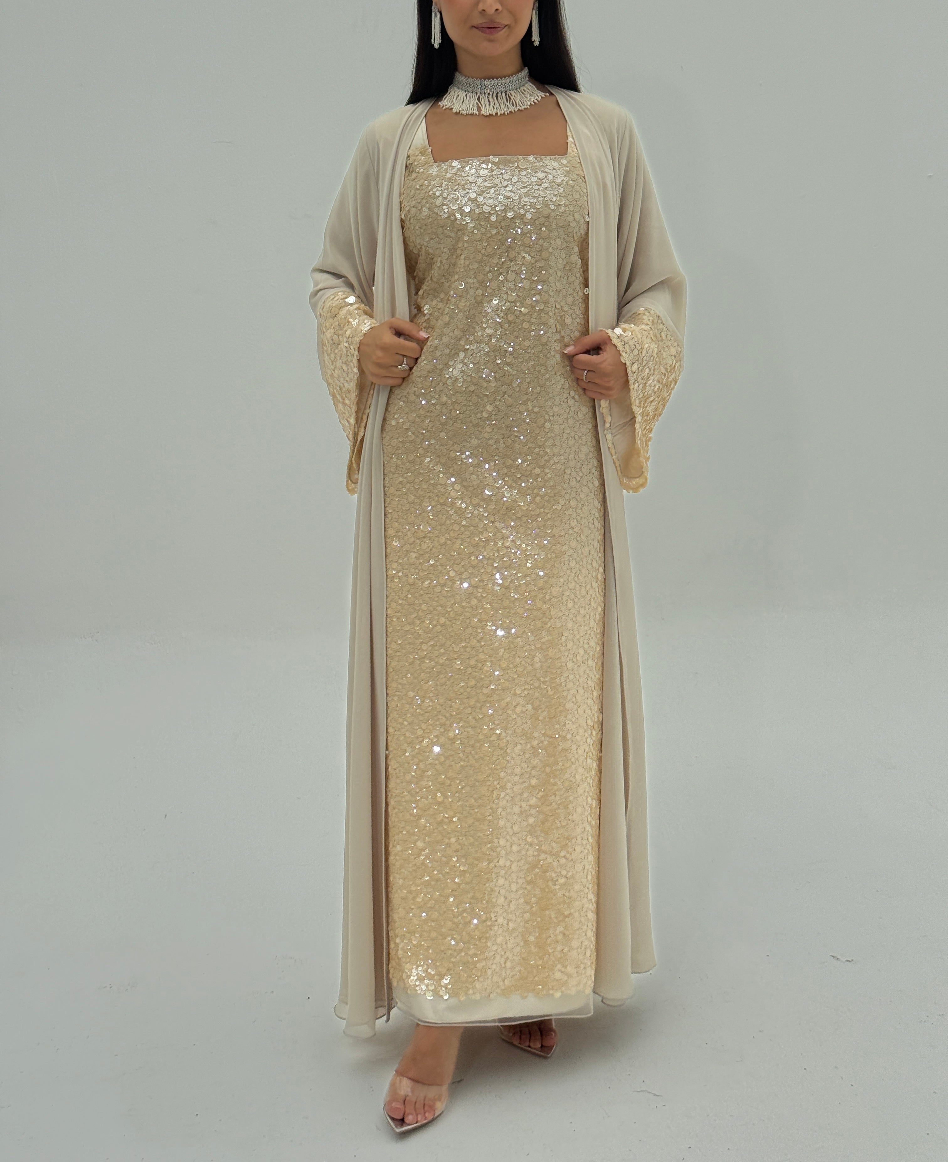 Miar ( Abaya with dress & sheila )