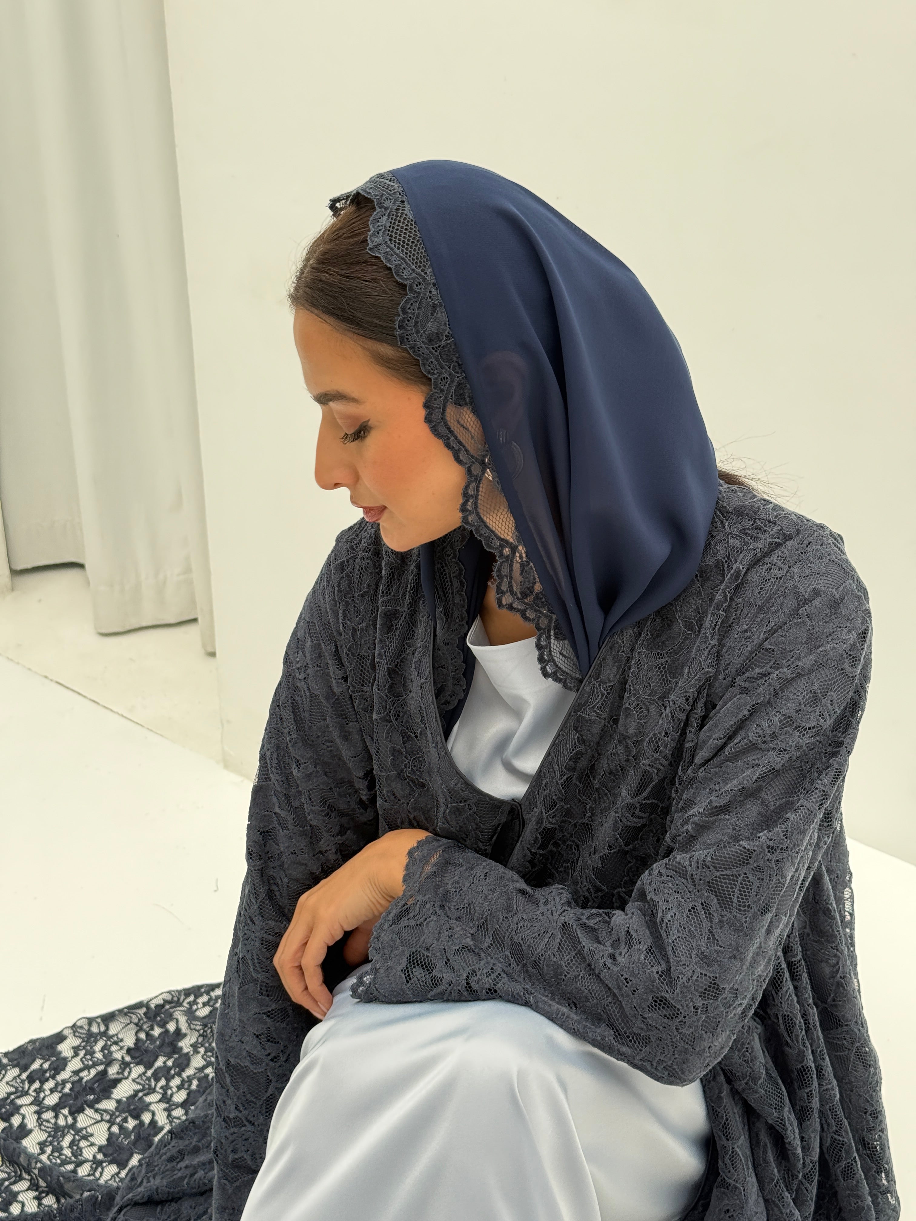 Winter Night Velvet Abaya