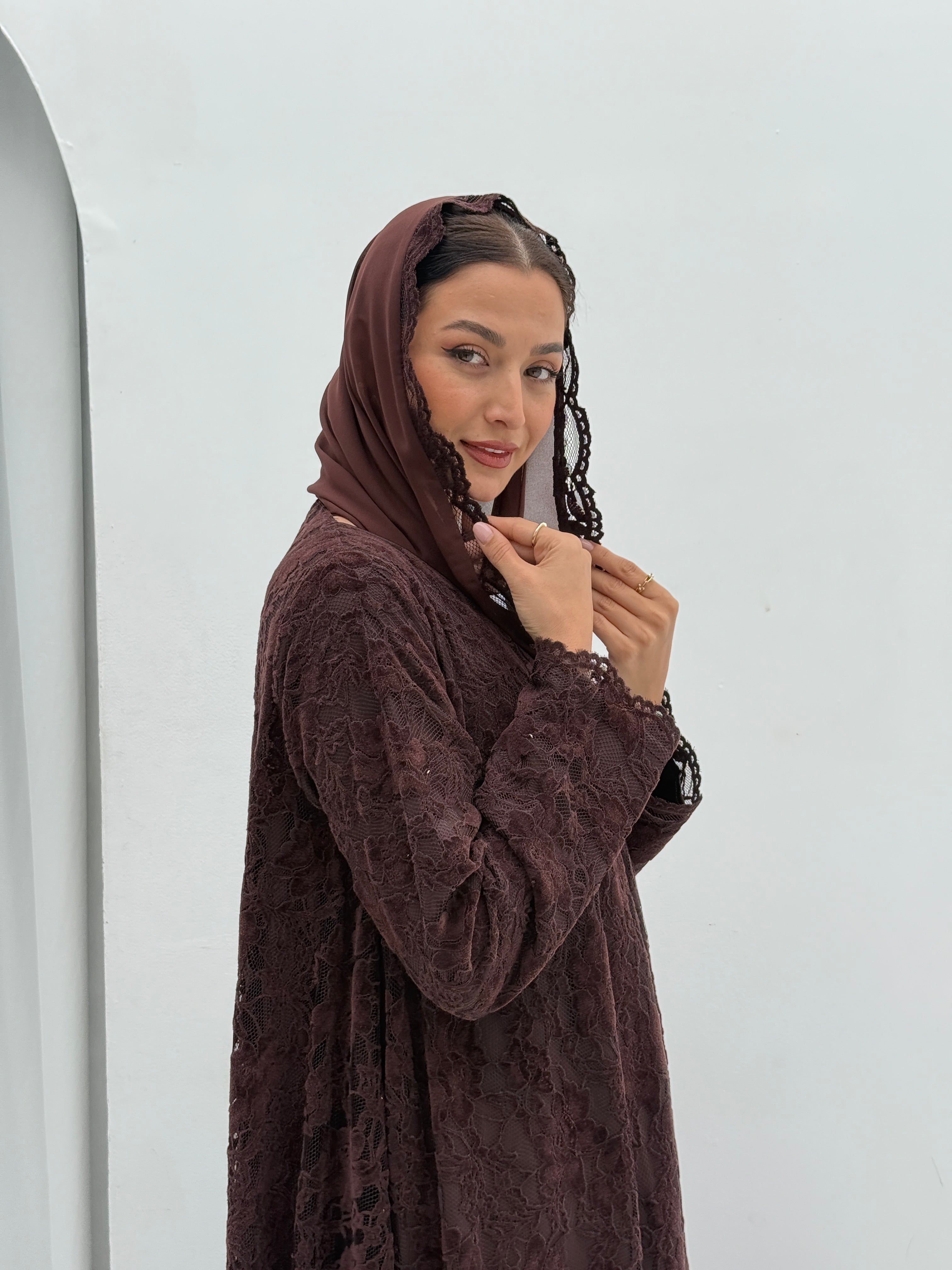 Winter Night Velvet Abaya