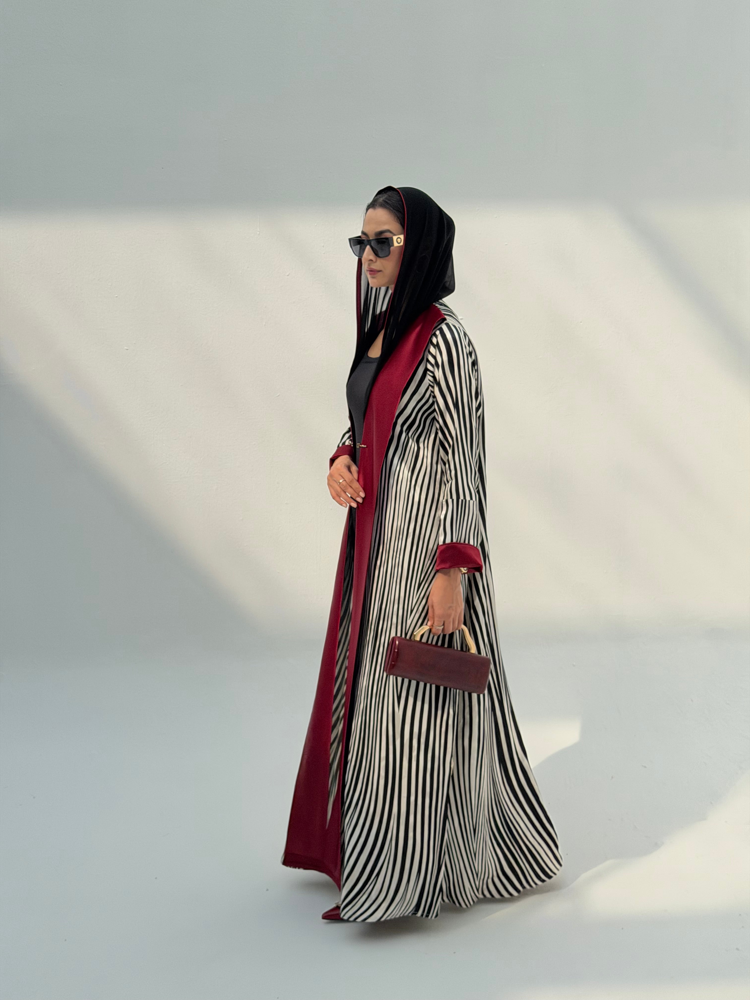 Ruby Stripe ❤️ ( Abaya with Sheila )