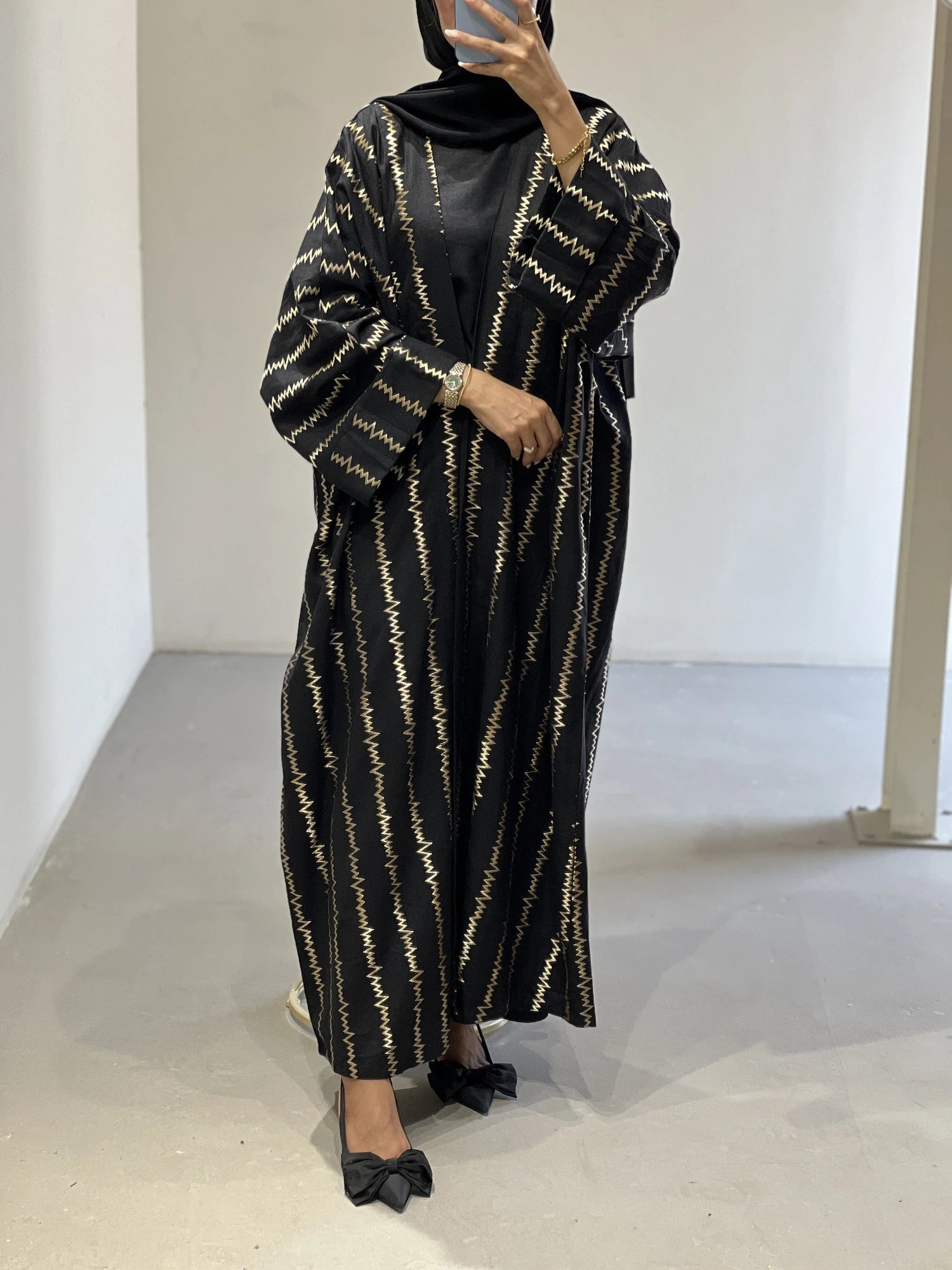 855 Abaya Full Set