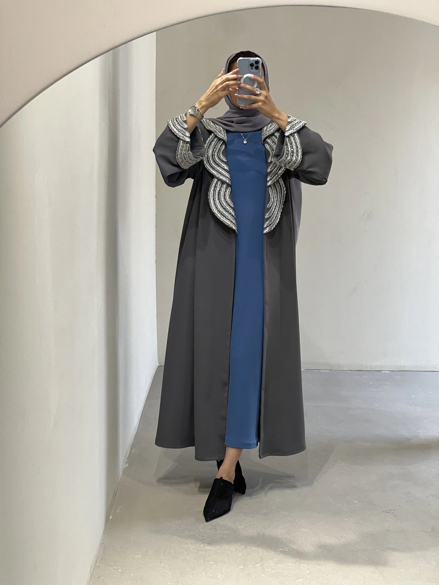 438 Abaya With Underdress - Contessa Collection