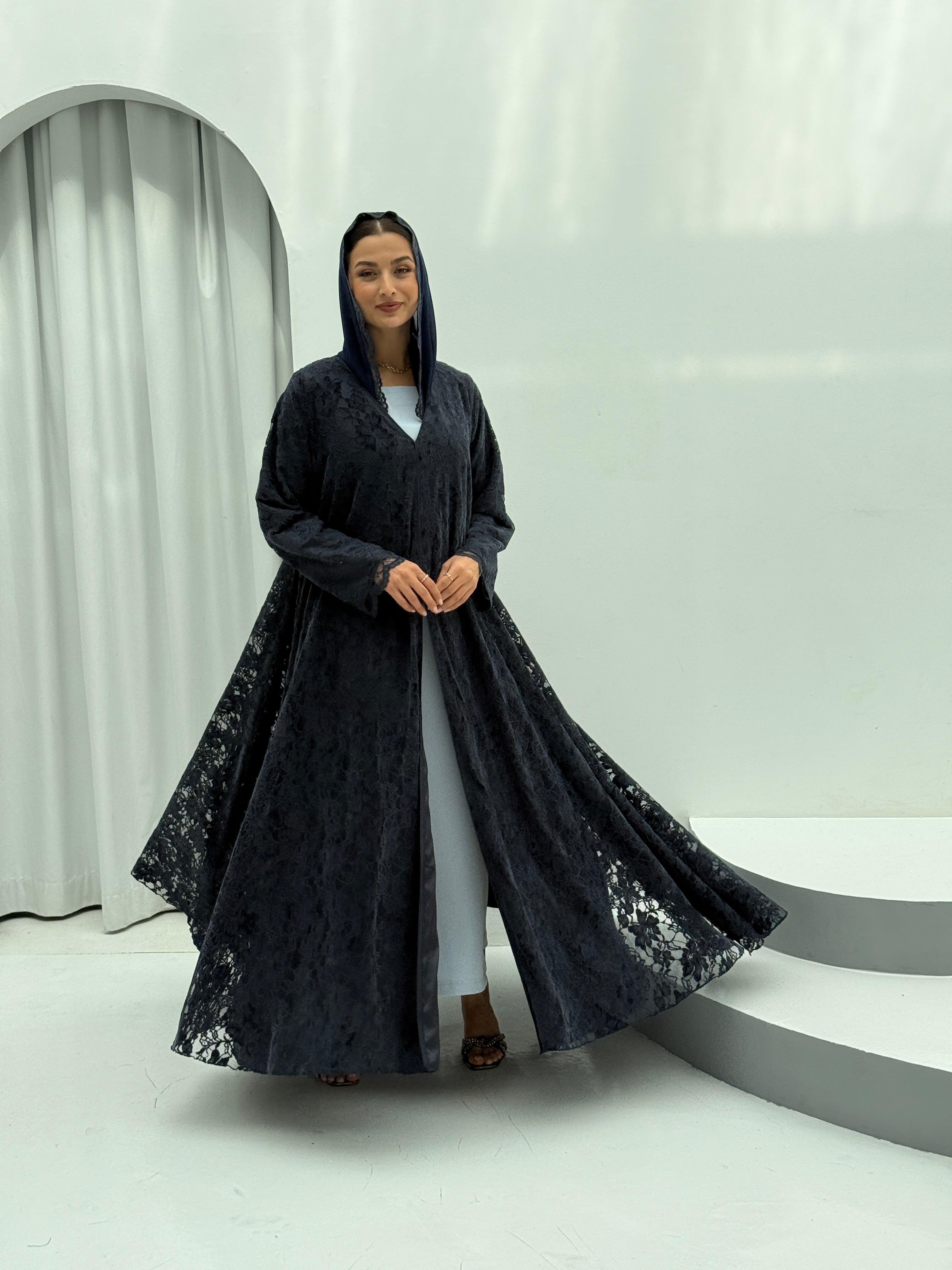 Winter Night Velvet Abaya