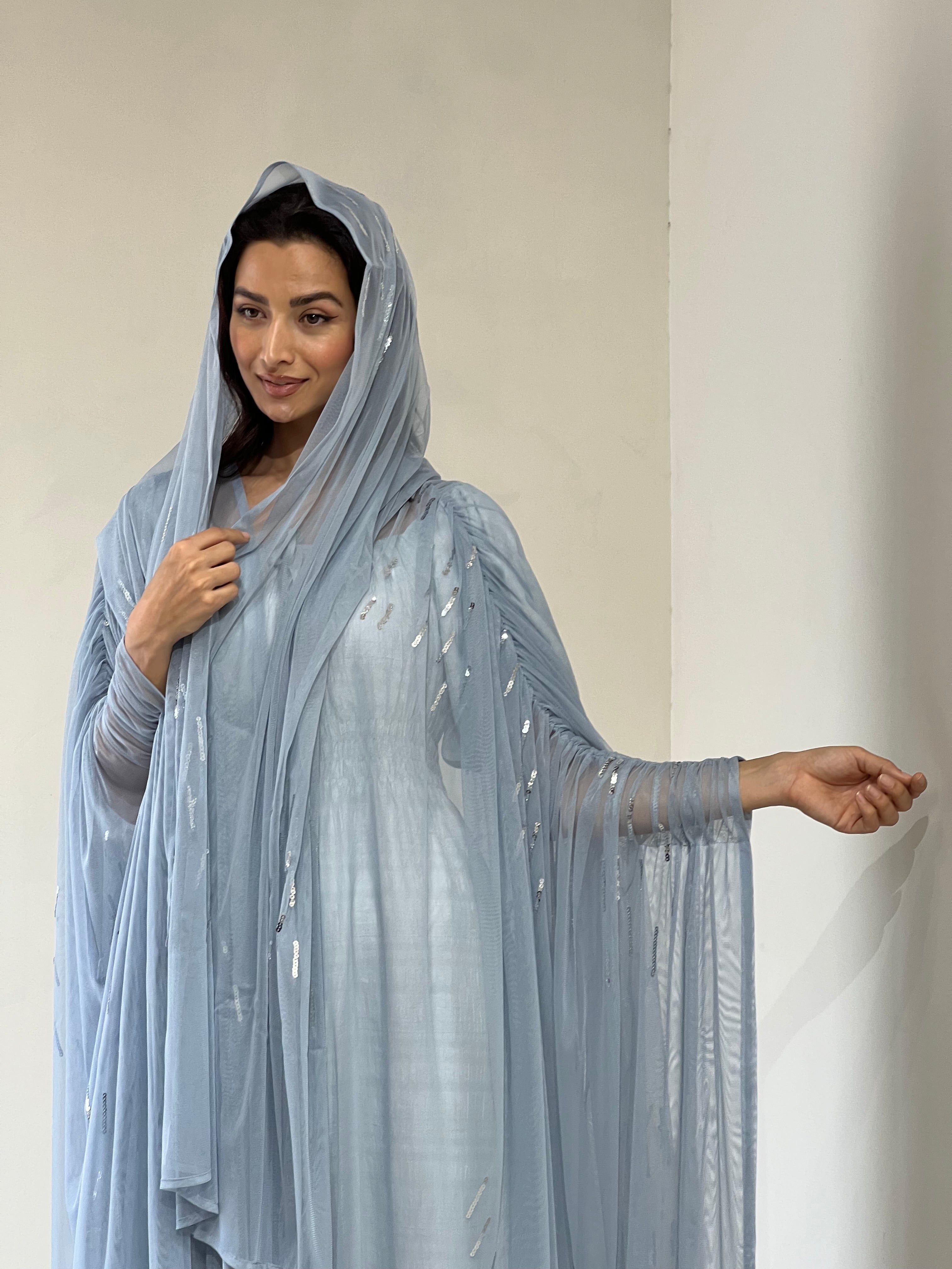 535 Abaya With Dress & Sheilla