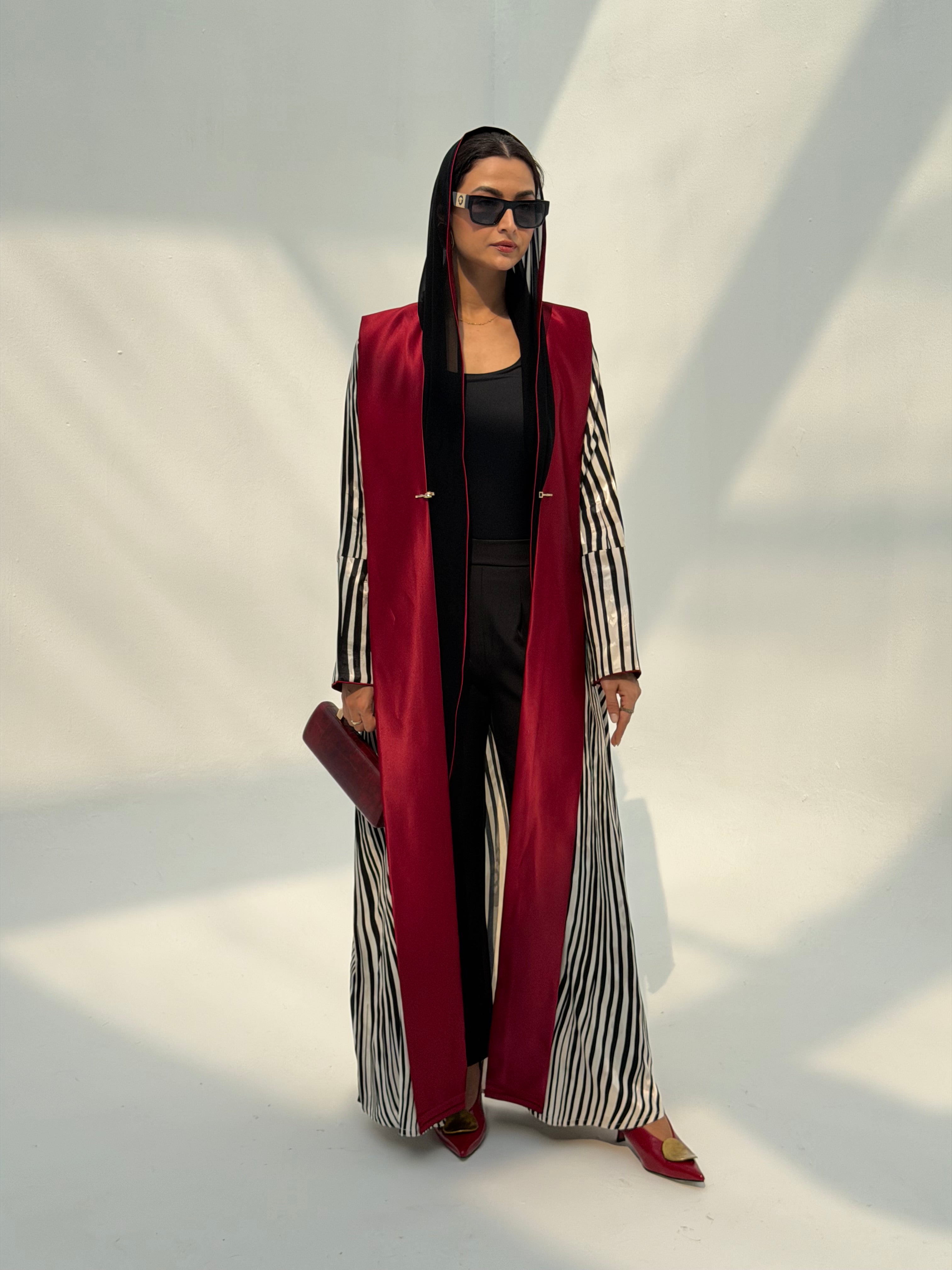 Ruby Stripe ❤️ ( Abaya with Sheila )
