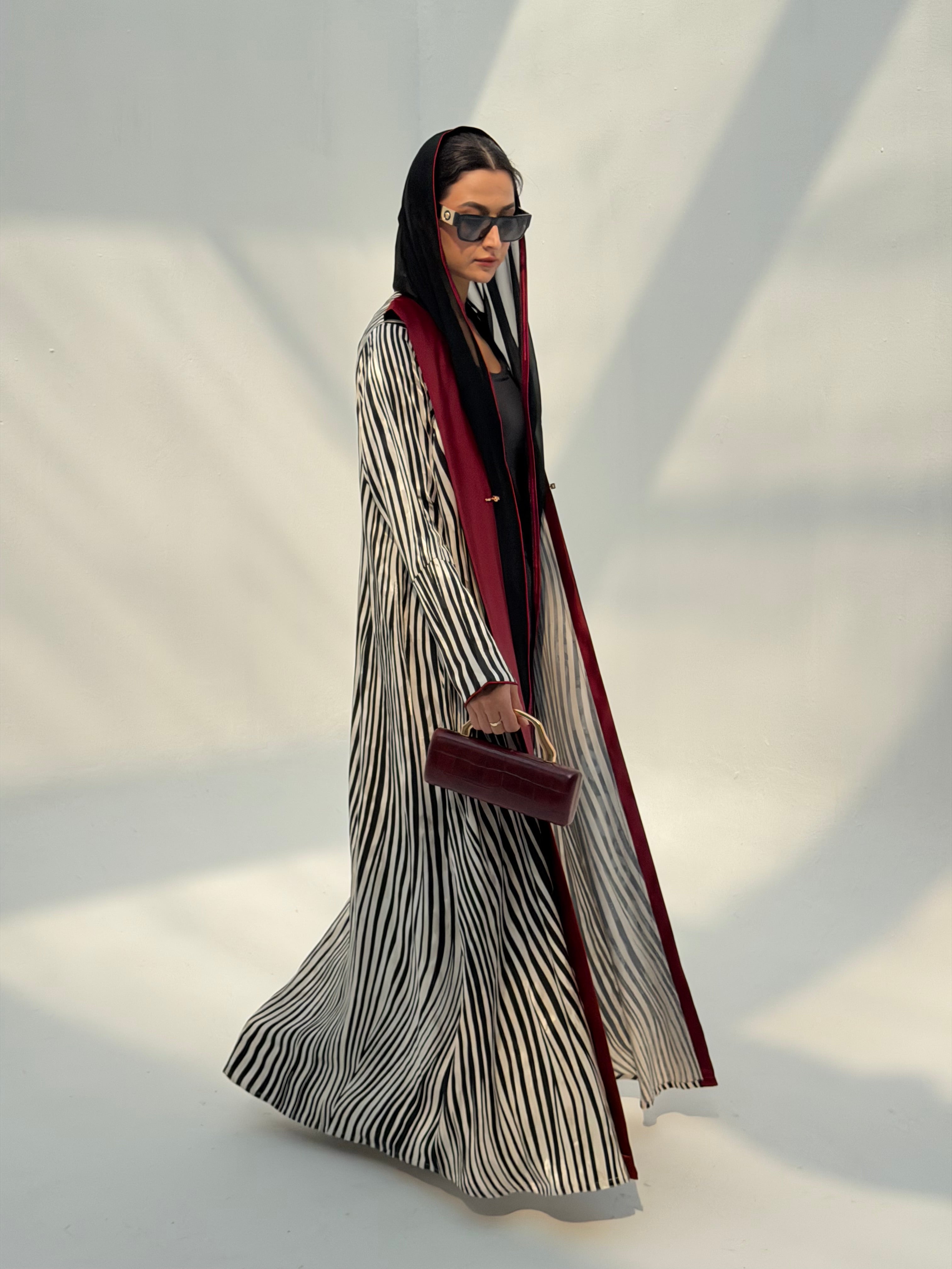 Ruby Stripe ❤️ ( Abaya with Sheila )