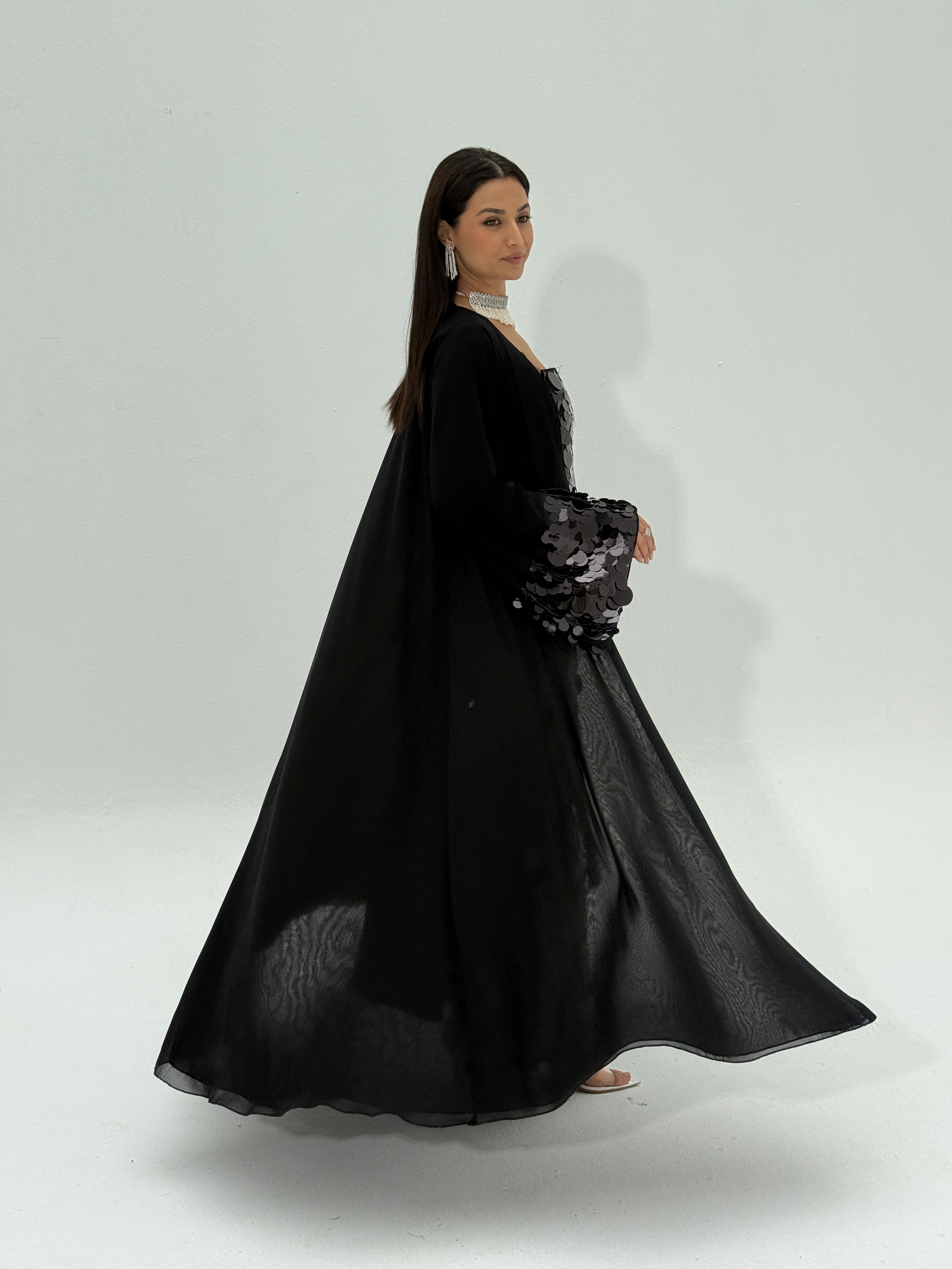 Miar ( Abaya with dress & sheila )