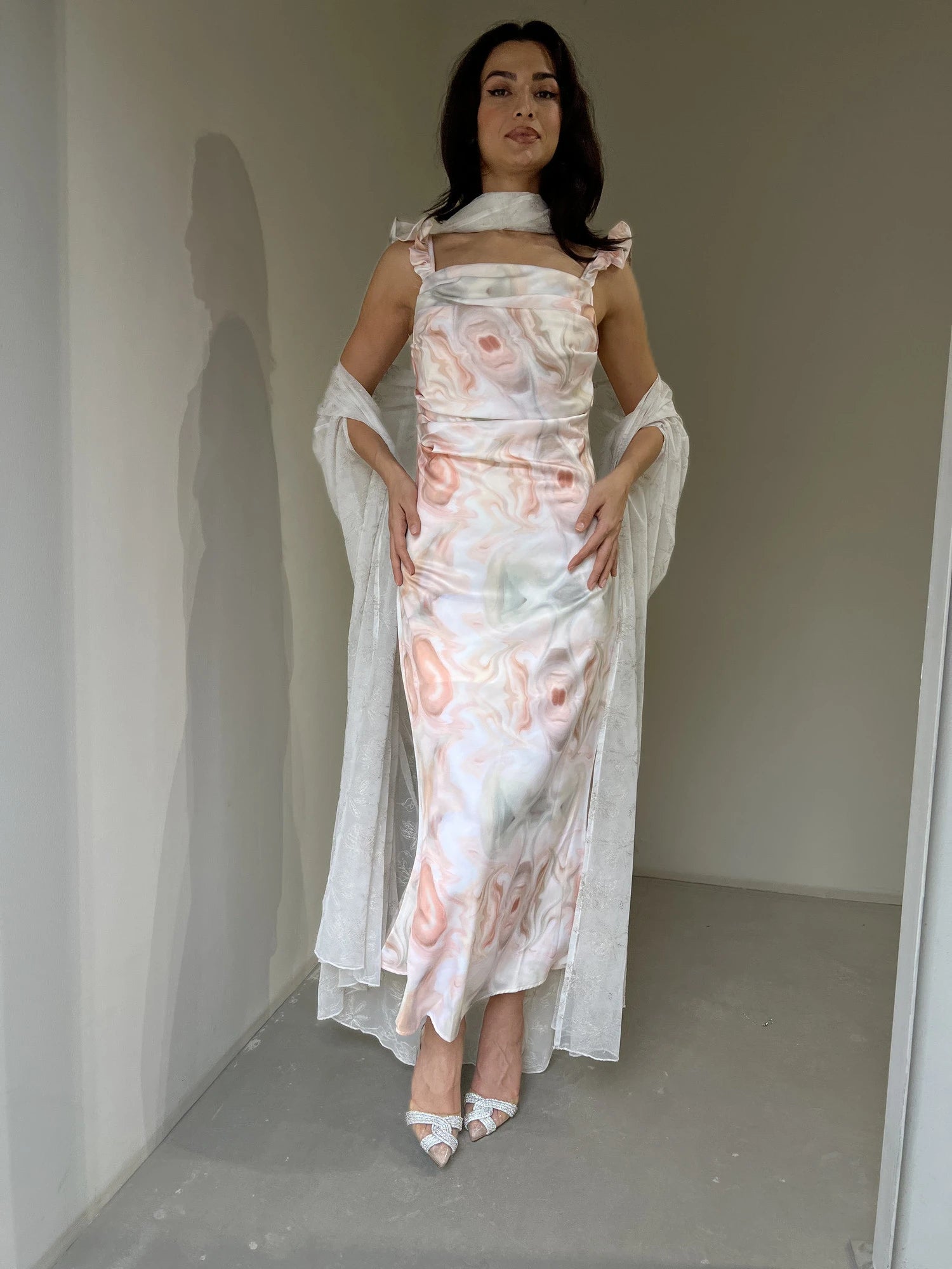 530 Abaya With Dress & Sheilla - Contessa Collection