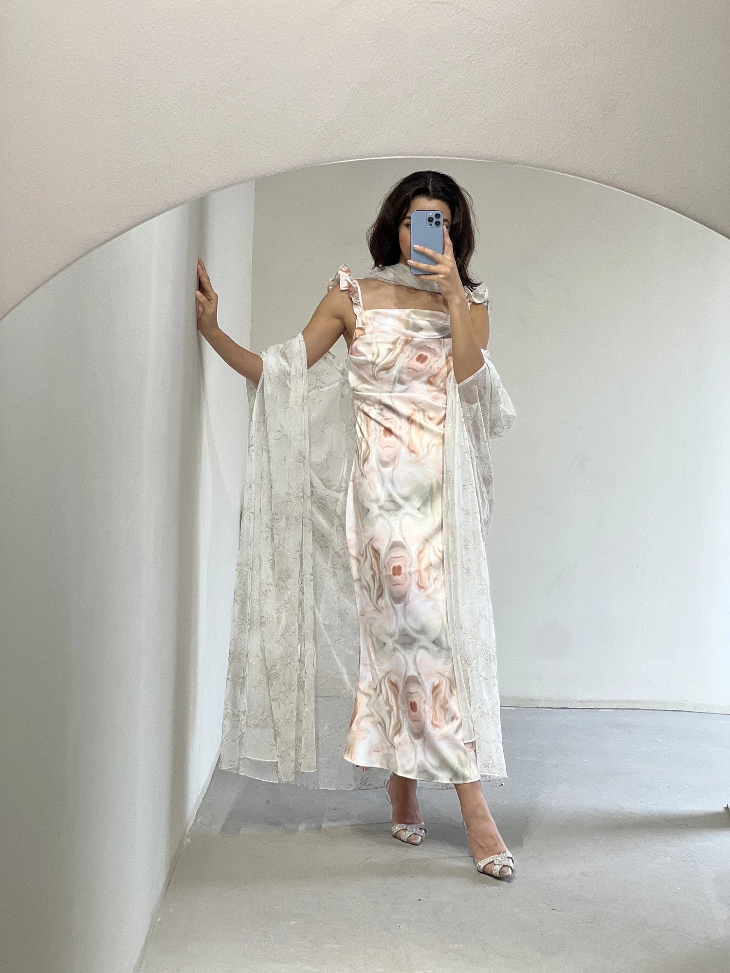 530 Abaya With Dress & Sheilla - Contessa Collection