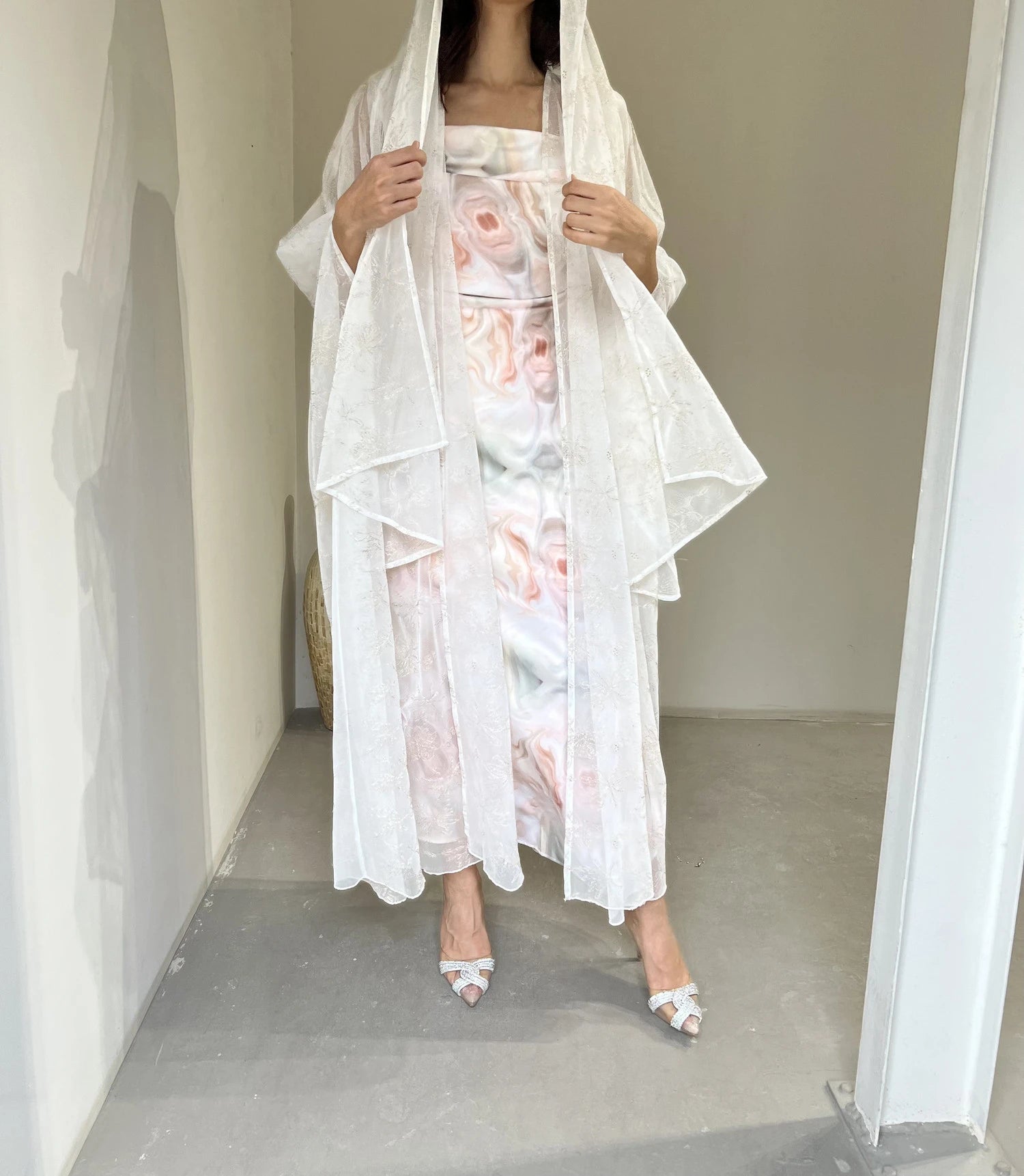 530 Abaya With Dress & Sheilla - Contessa Collection