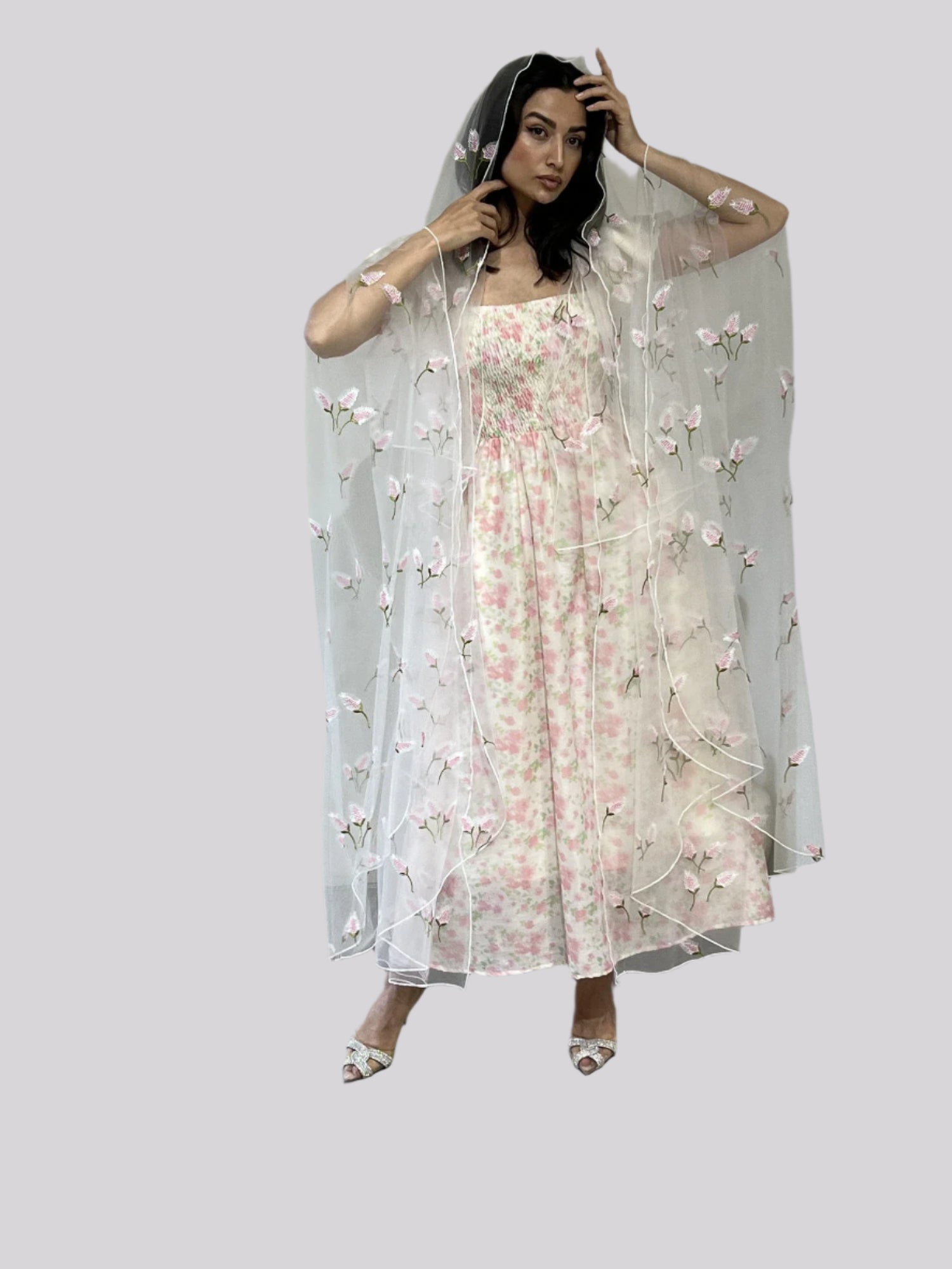 531 Abaya With Dress & Sheilla - Contessa Collection