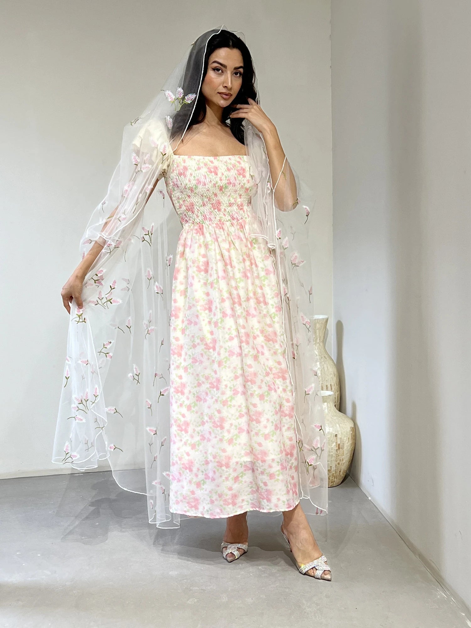 531 Abaya With Dress & Sheilla - Contessa Collection