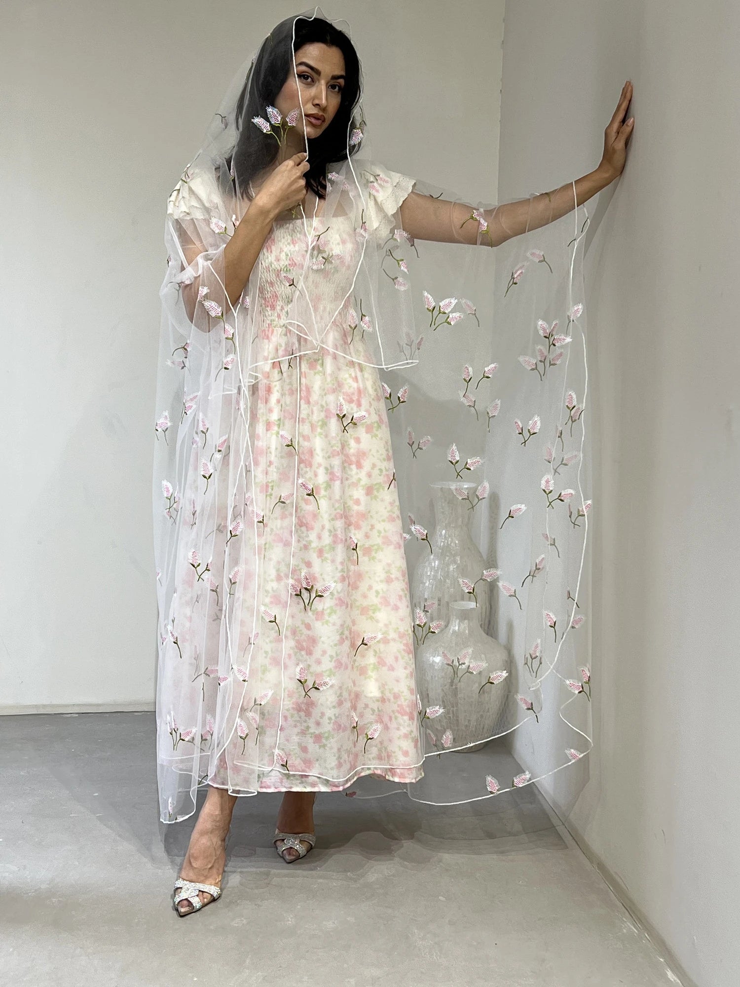 531 Abaya With Dress & Sheilla - Contessa Collection