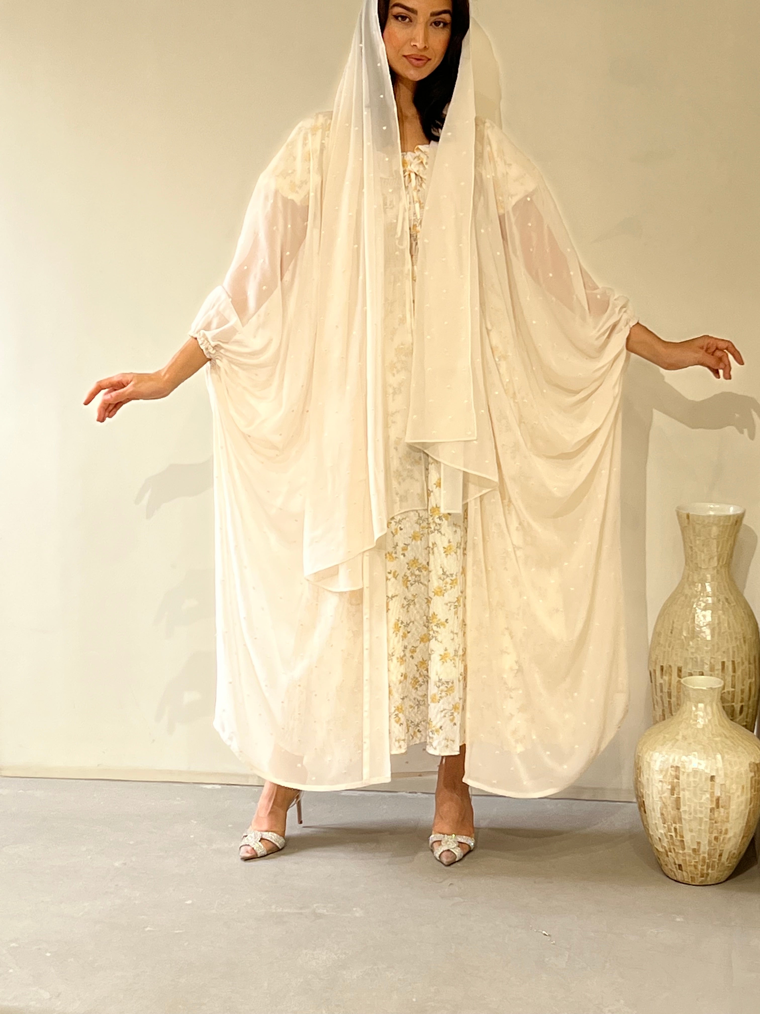 533 Abaya With Dress & Sheilla - Contessa Collection