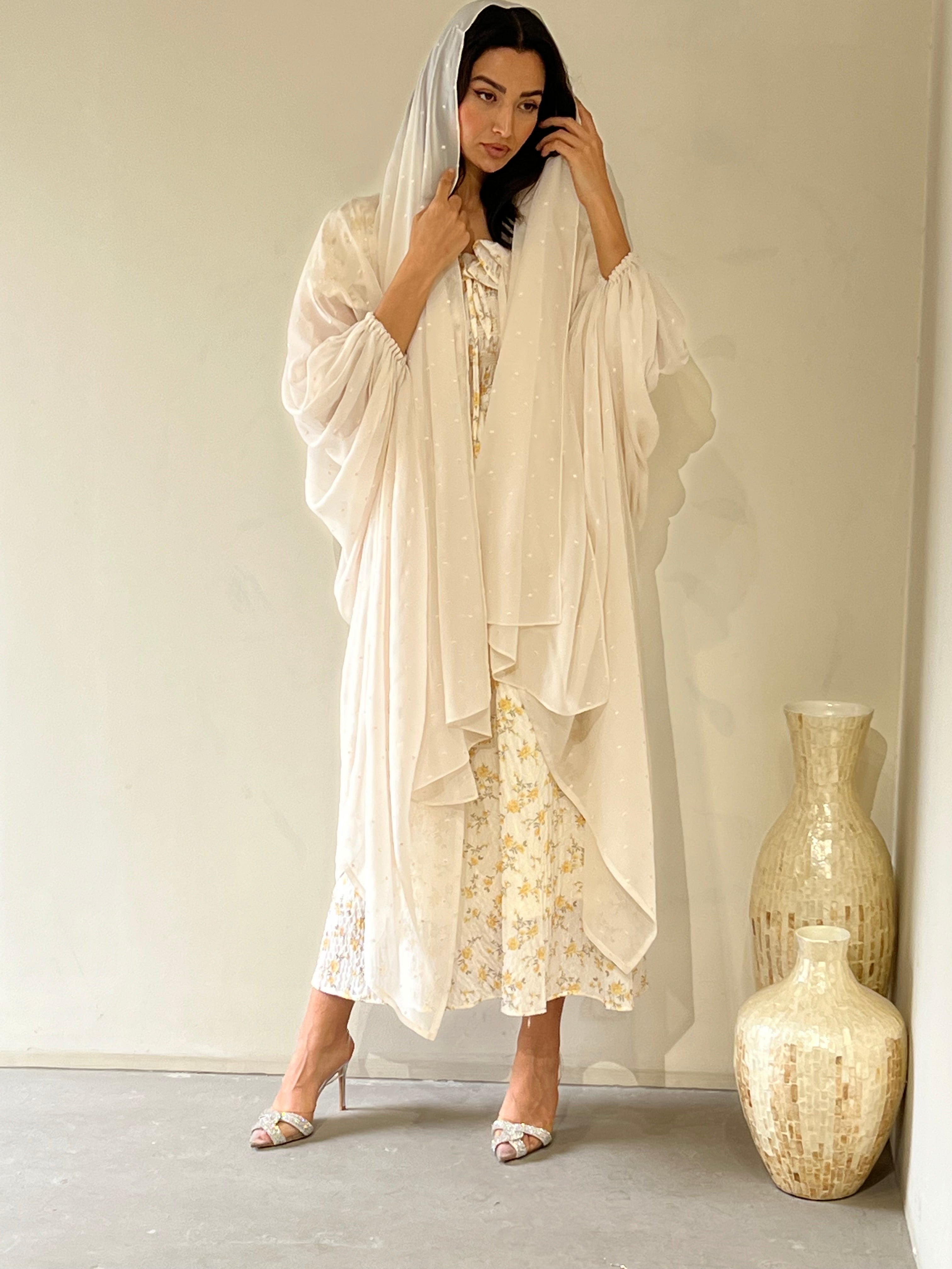 533 Abaya With Dress & Sheilla - Contessa Collection