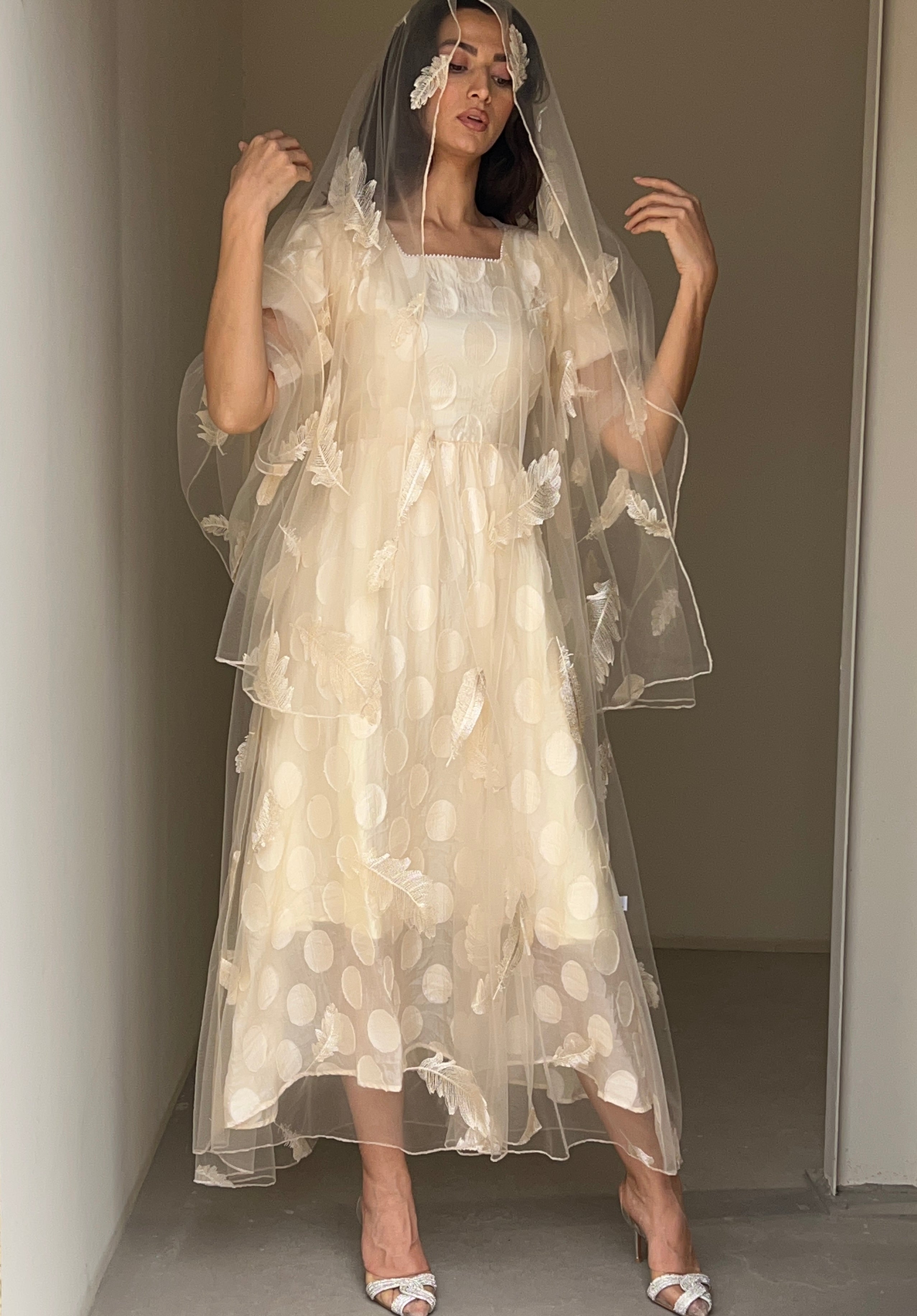 536 Abaya With Dress & Sheilla - Contessa Collection