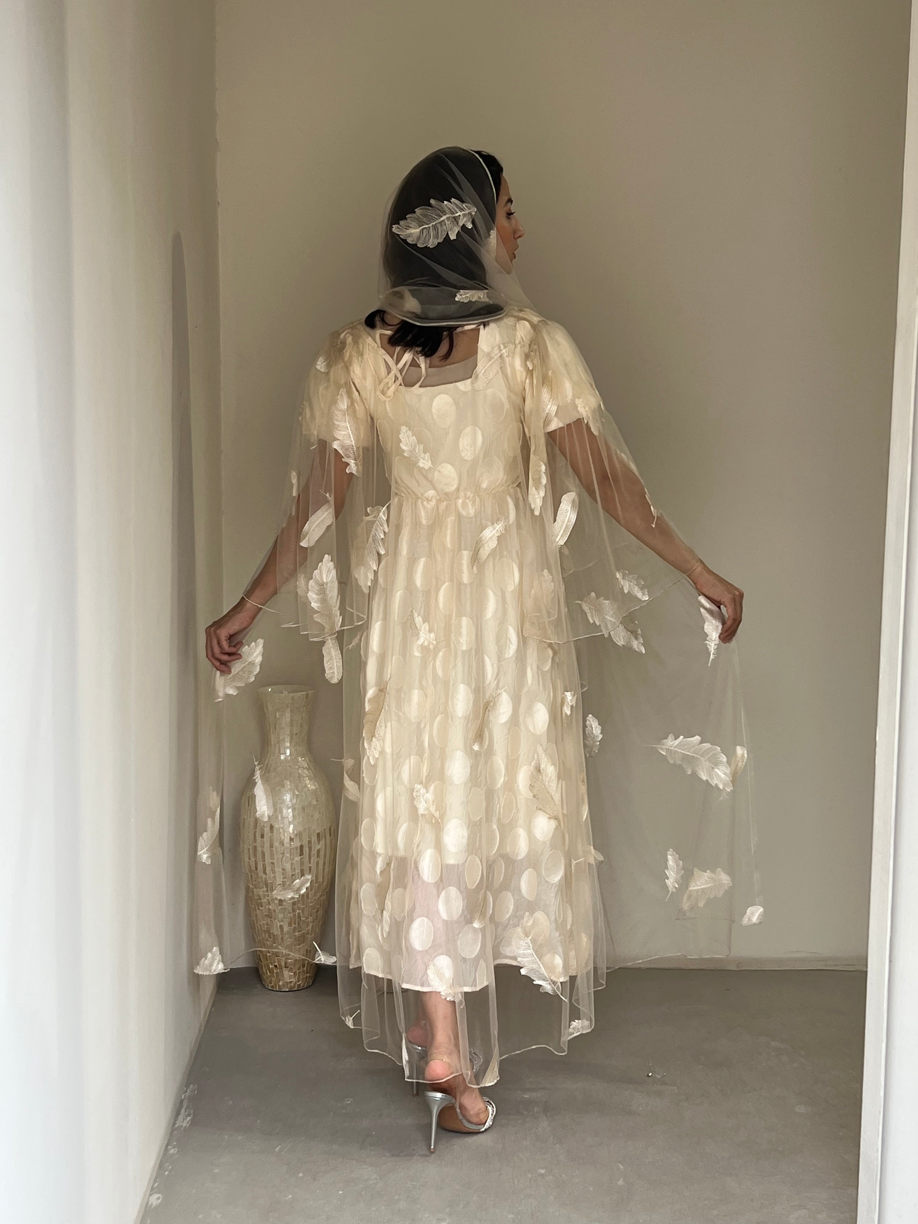 536 Abaya With Dress & Sheilla - Contessa Collection