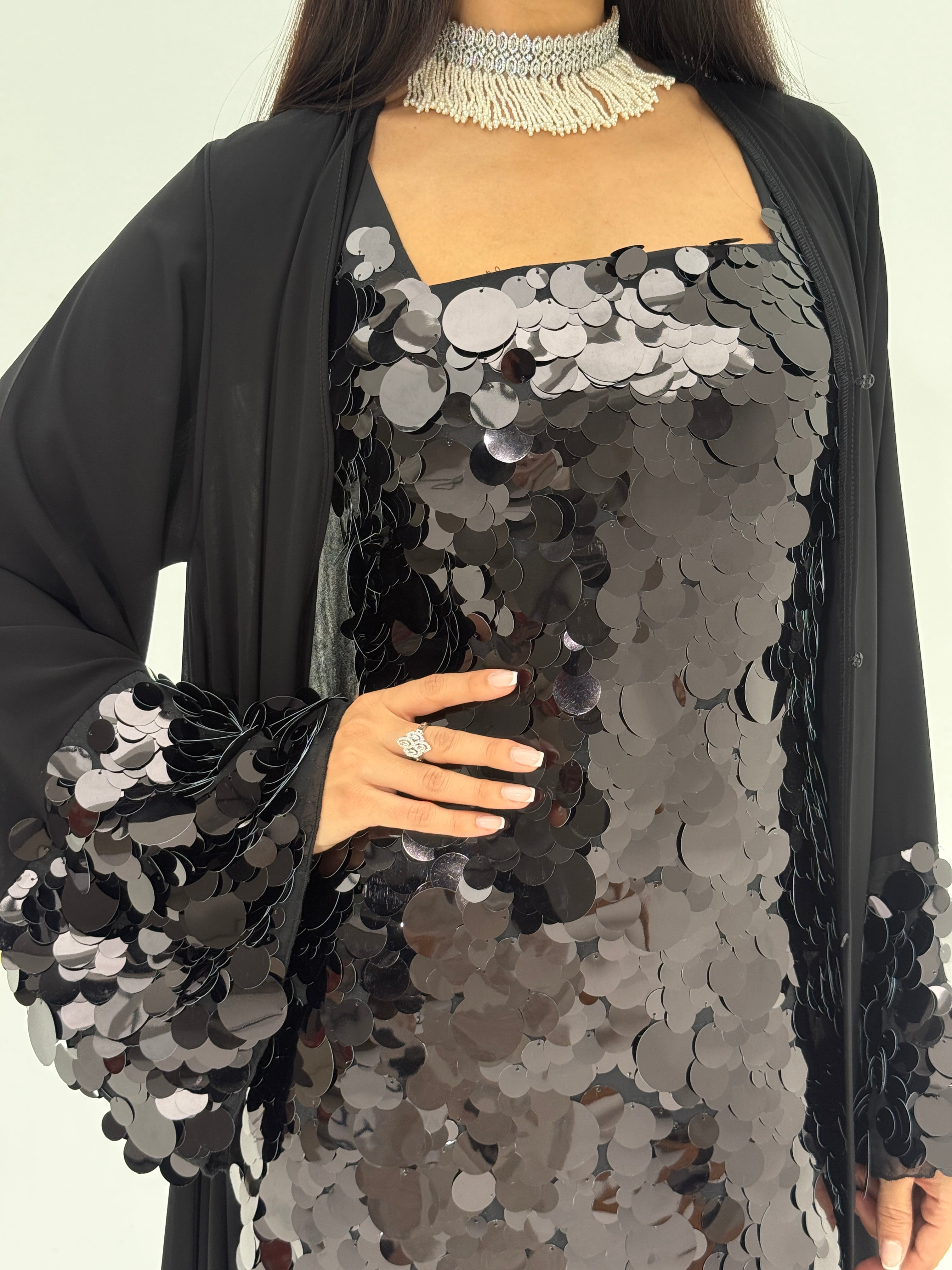 Miar ( Abaya with dress & sheila )