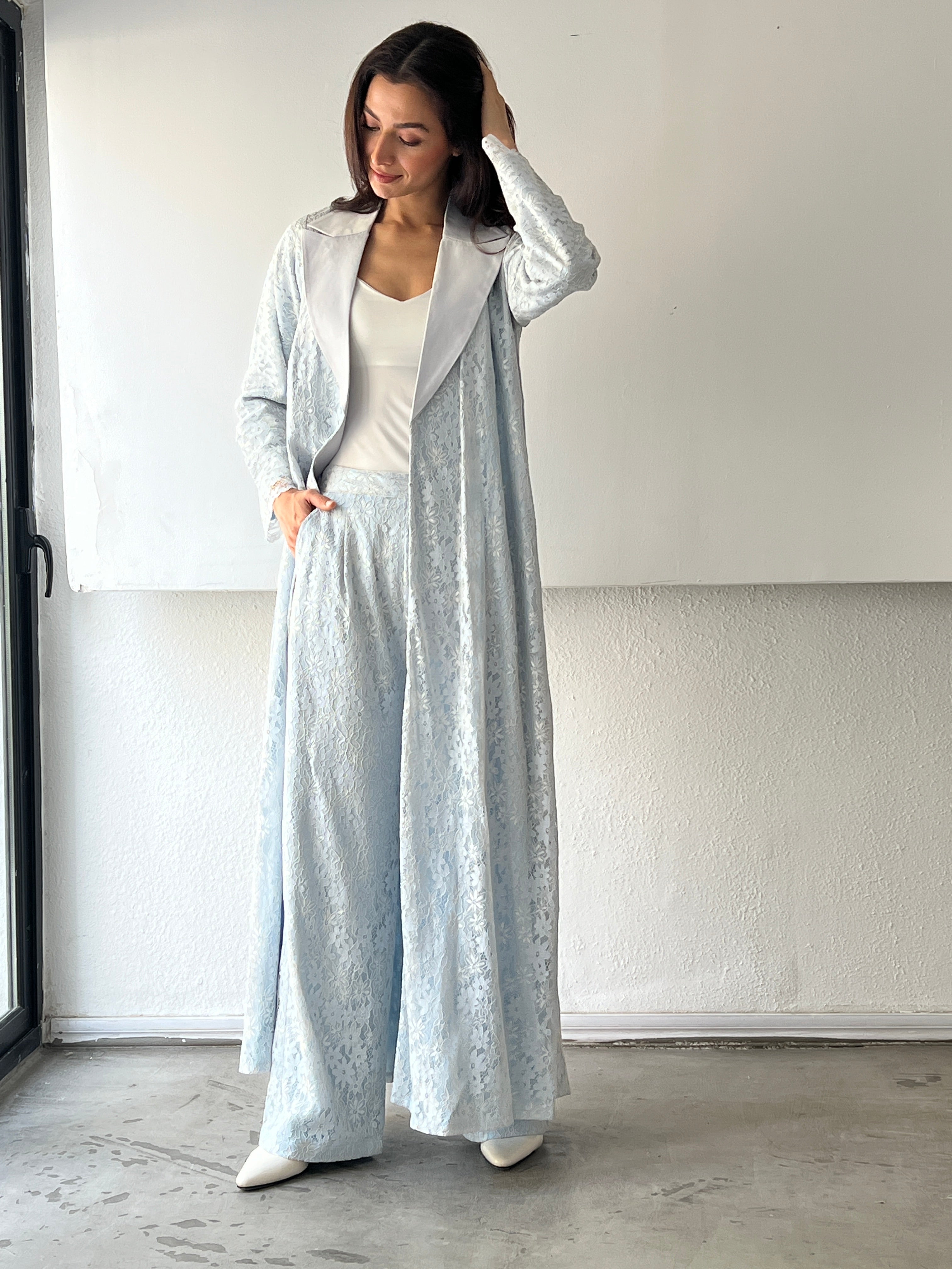 583 Abaya With Pant - Contessa Collection