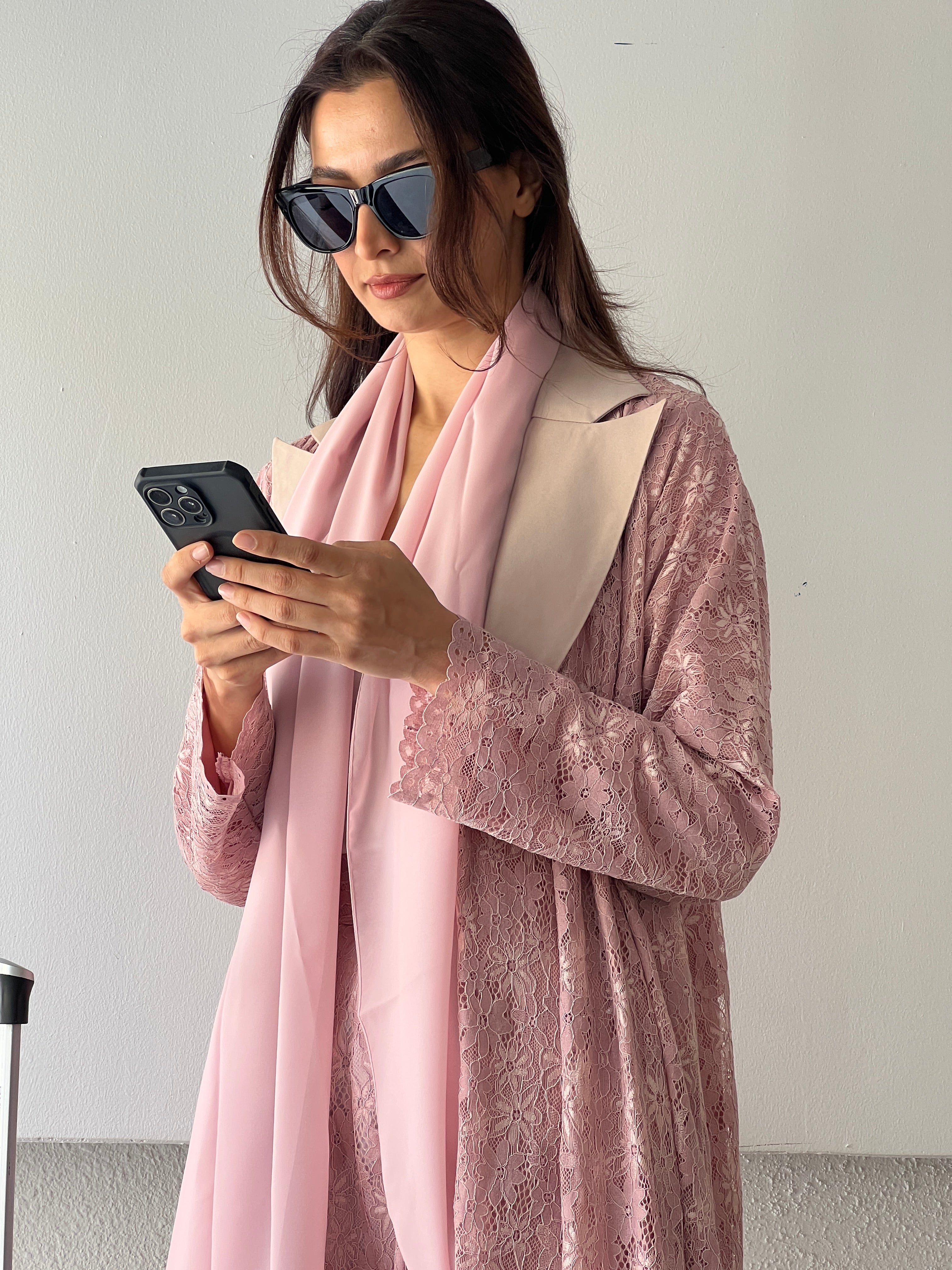 583 Abaya With Pant - Contessa Collection