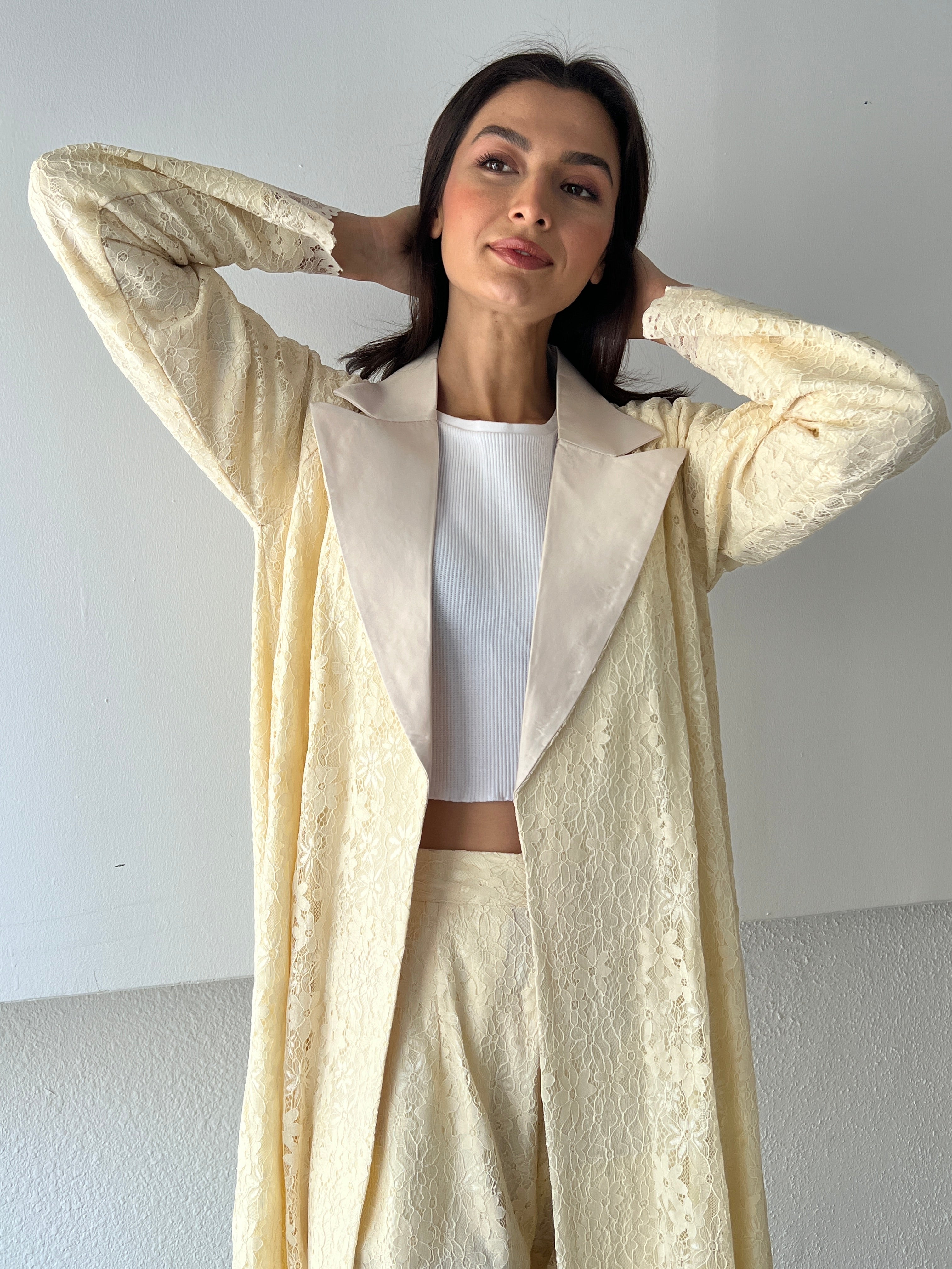 583 Abaya With Pant - Contessa Collection