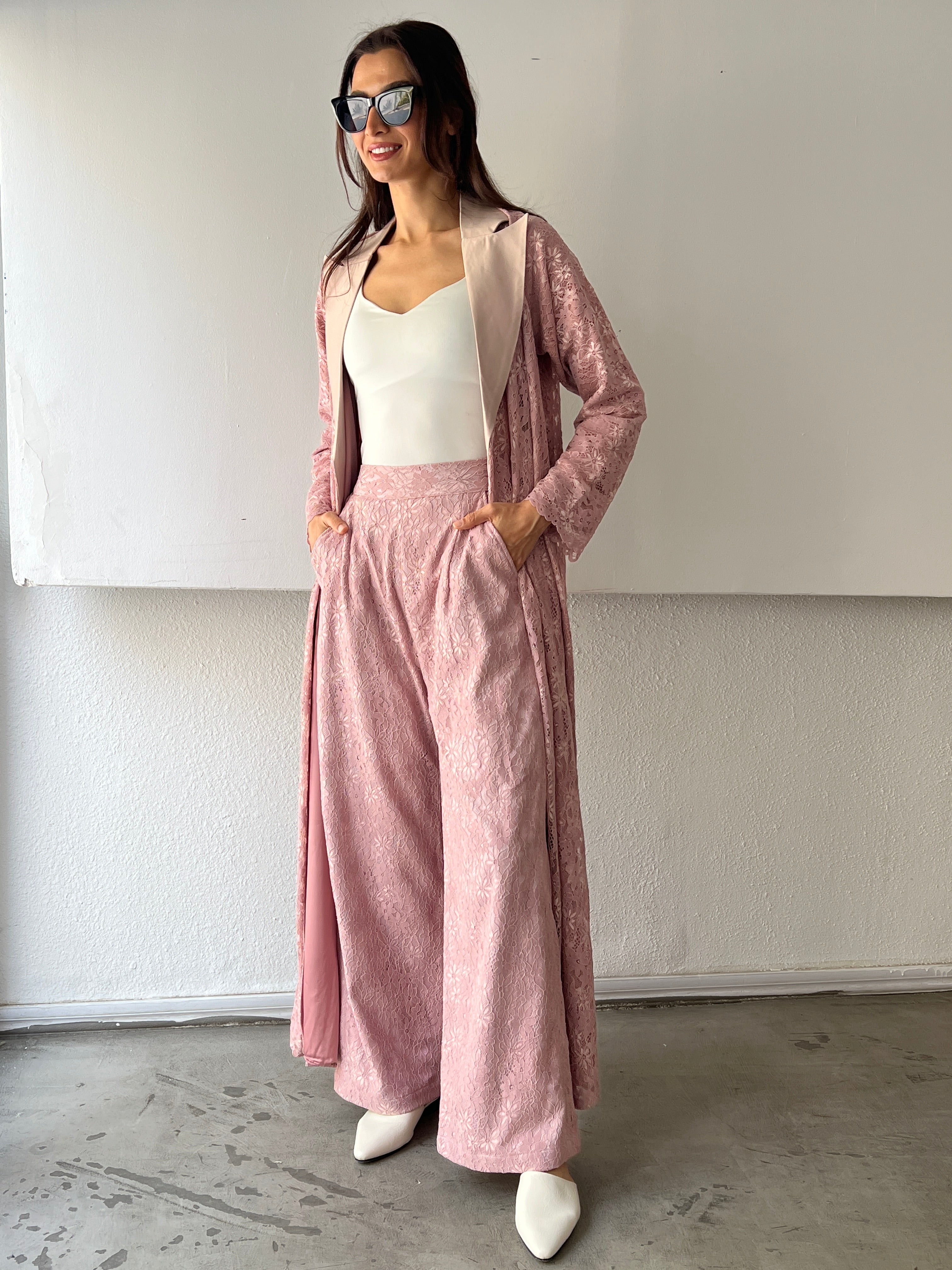 583 Abaya With Pant - Contessa Collection