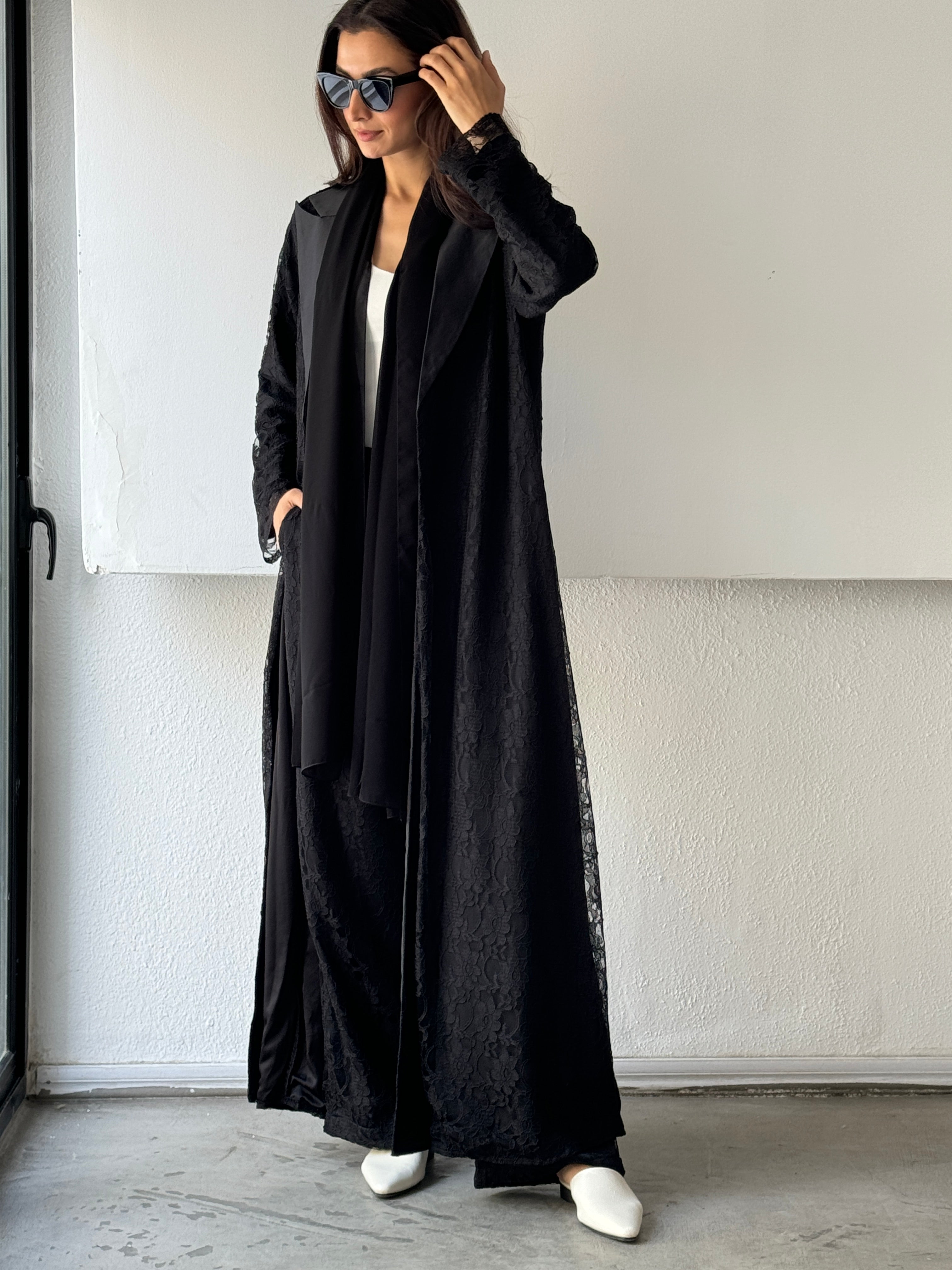 583 Abaya With Pant - Contessa Collection