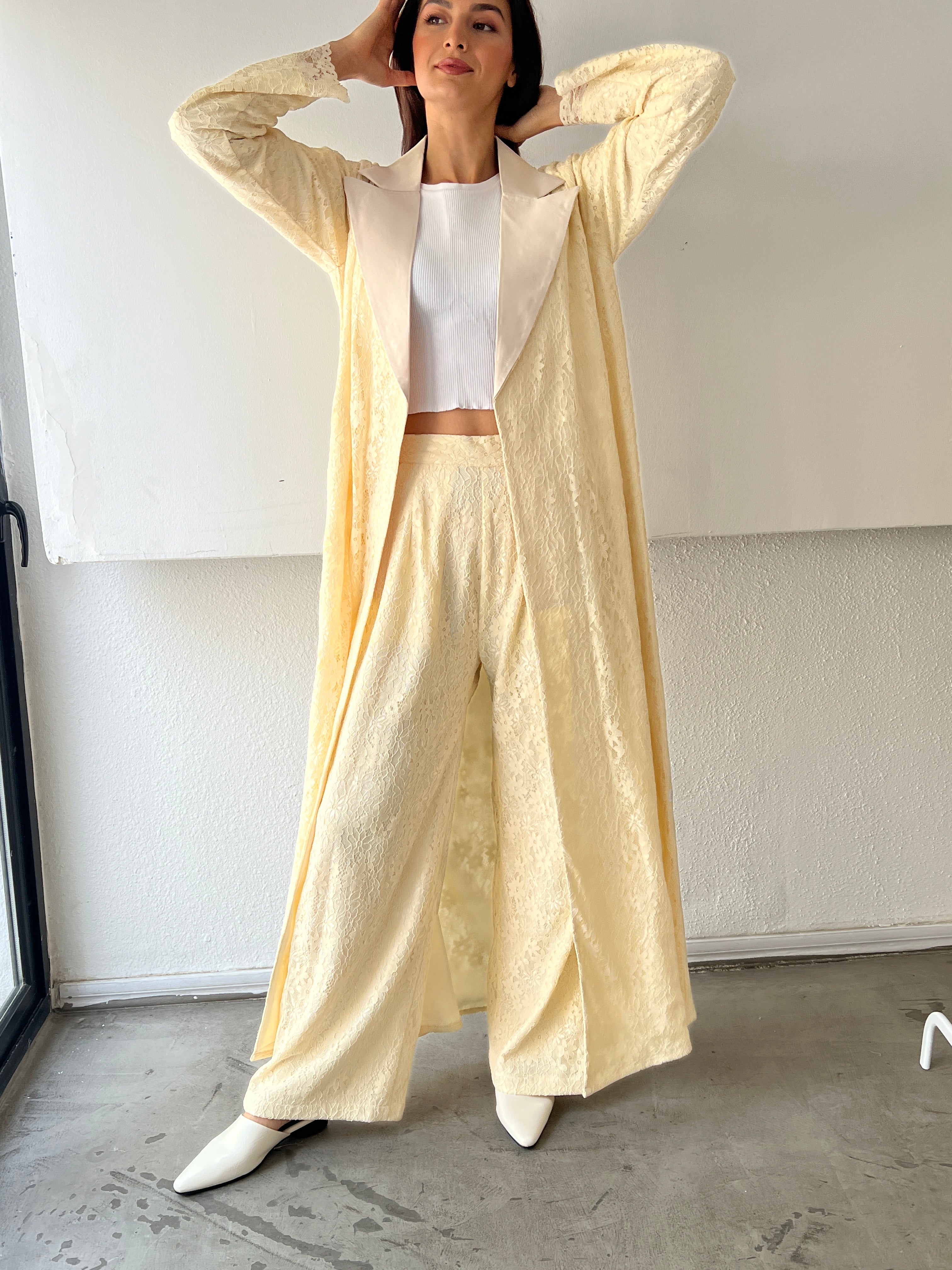 583 Abaya With Pant - Contessa Collection