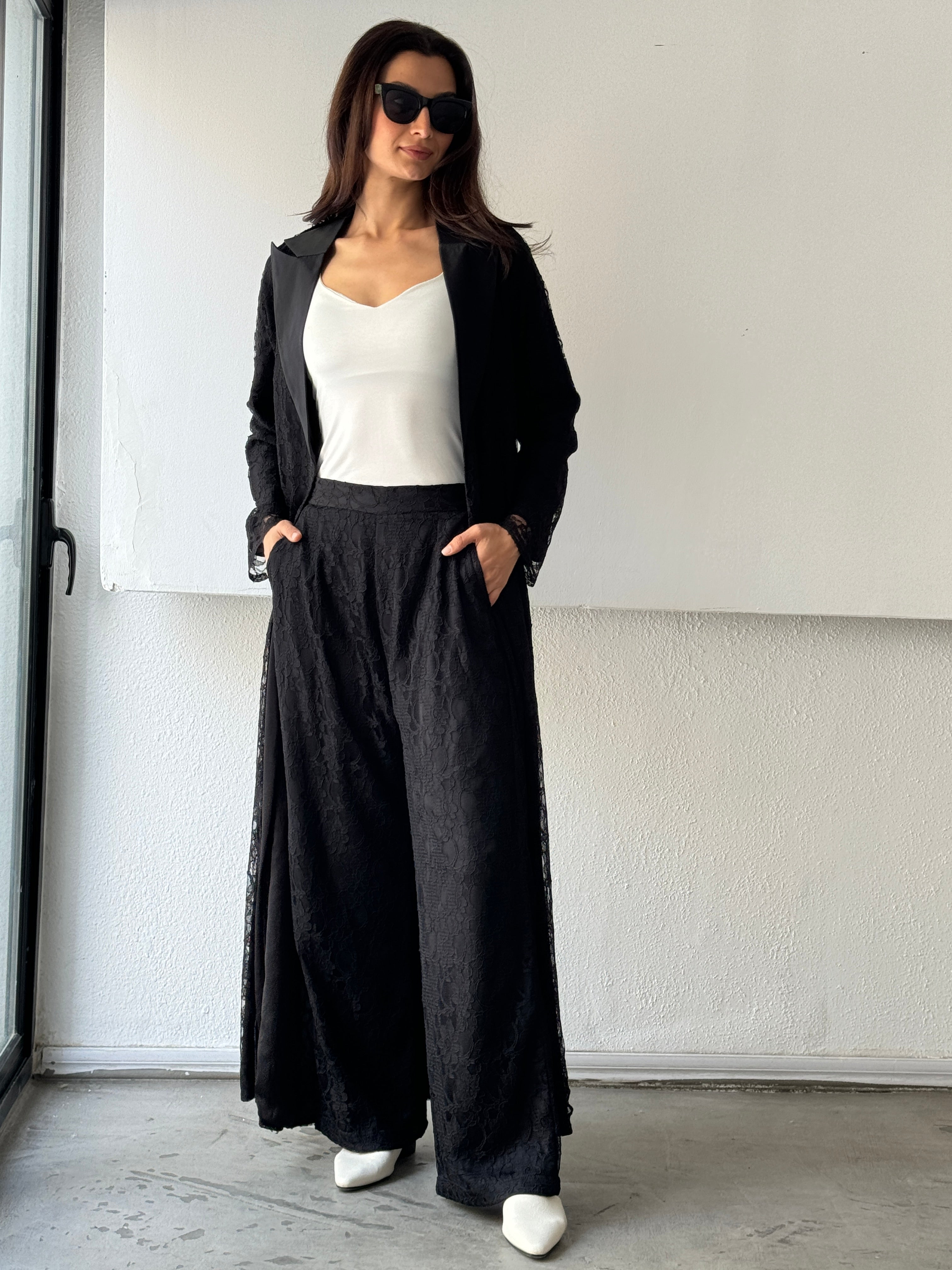 583 Abaya With Pant - Contessa Collection