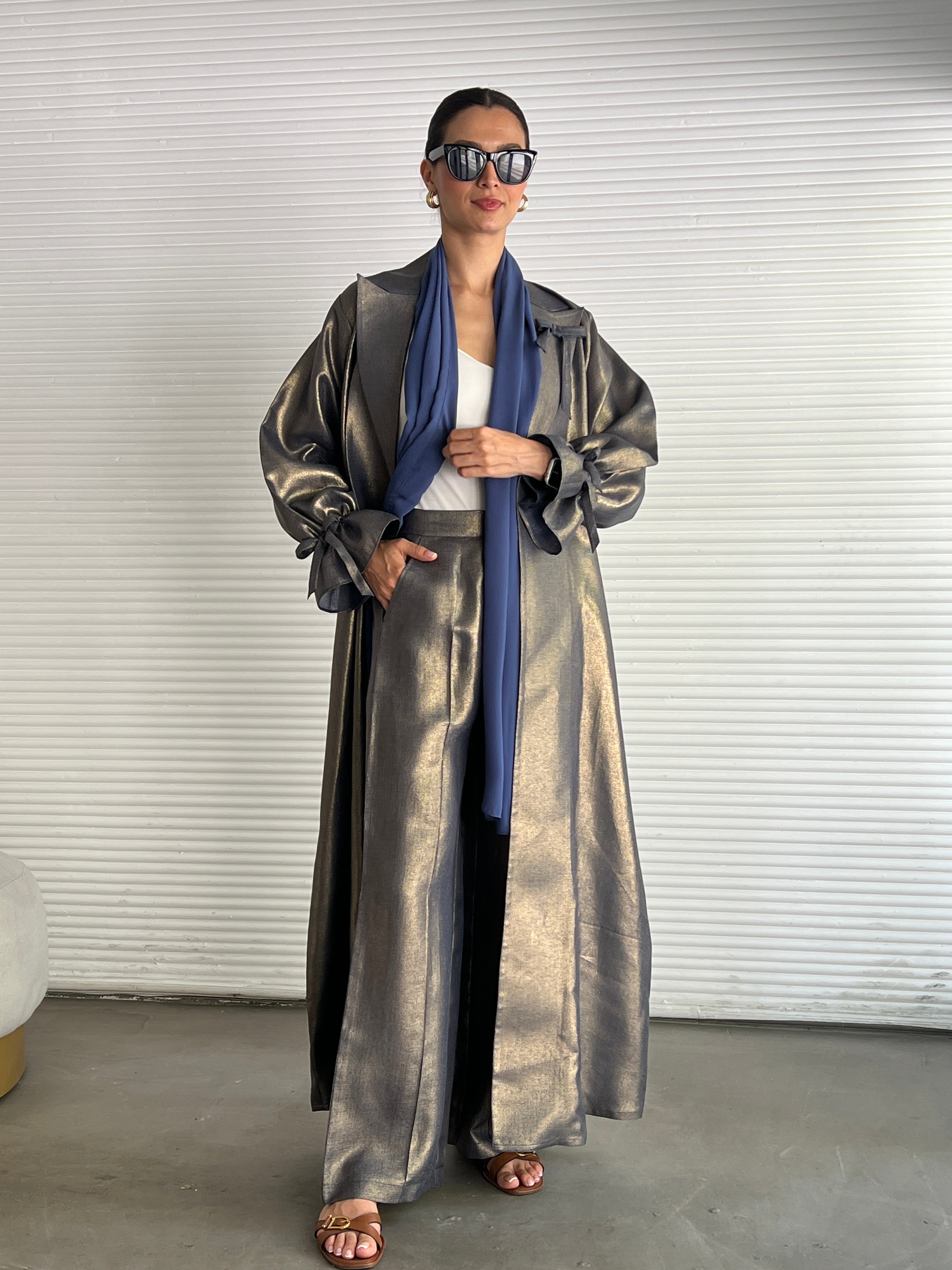 585 Abaya With Pant & Sheilla - Contessa Collection