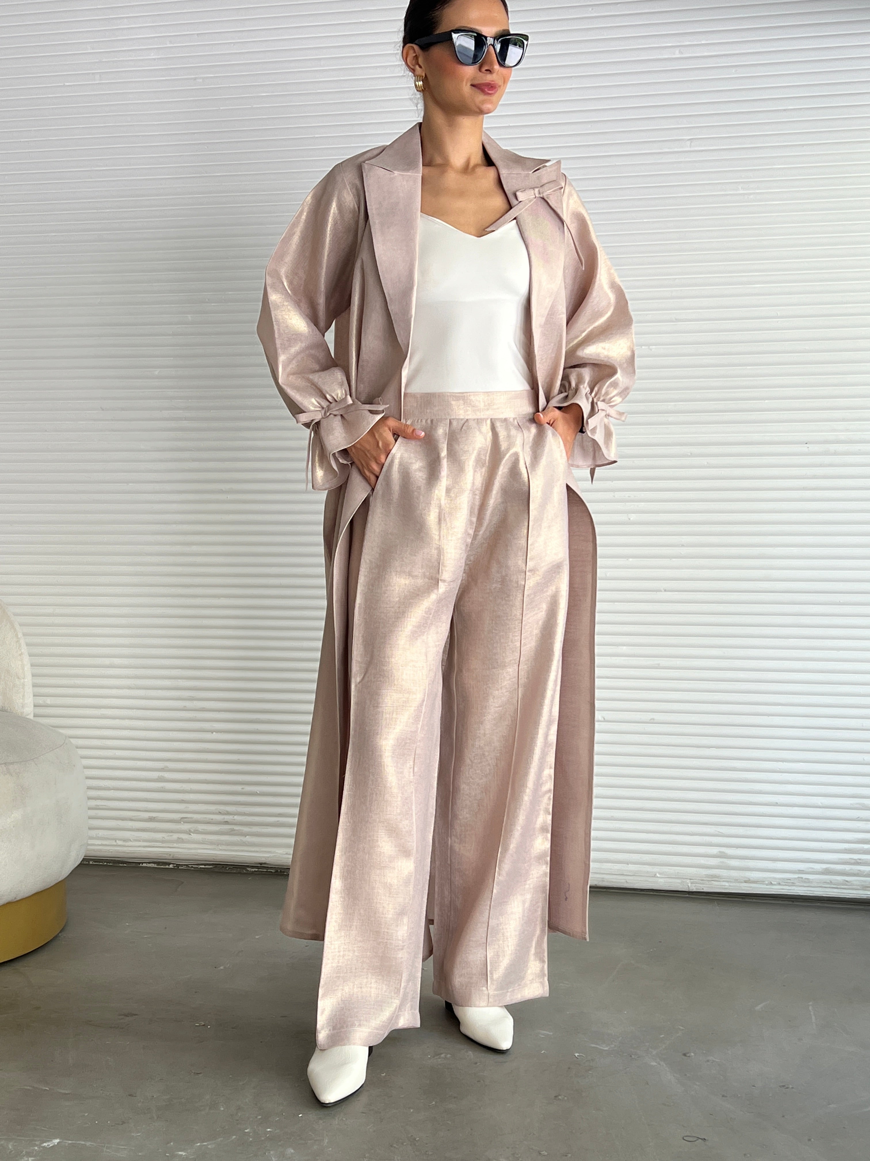 585 Abaya With Pant & Sheilla - Contessa Collection