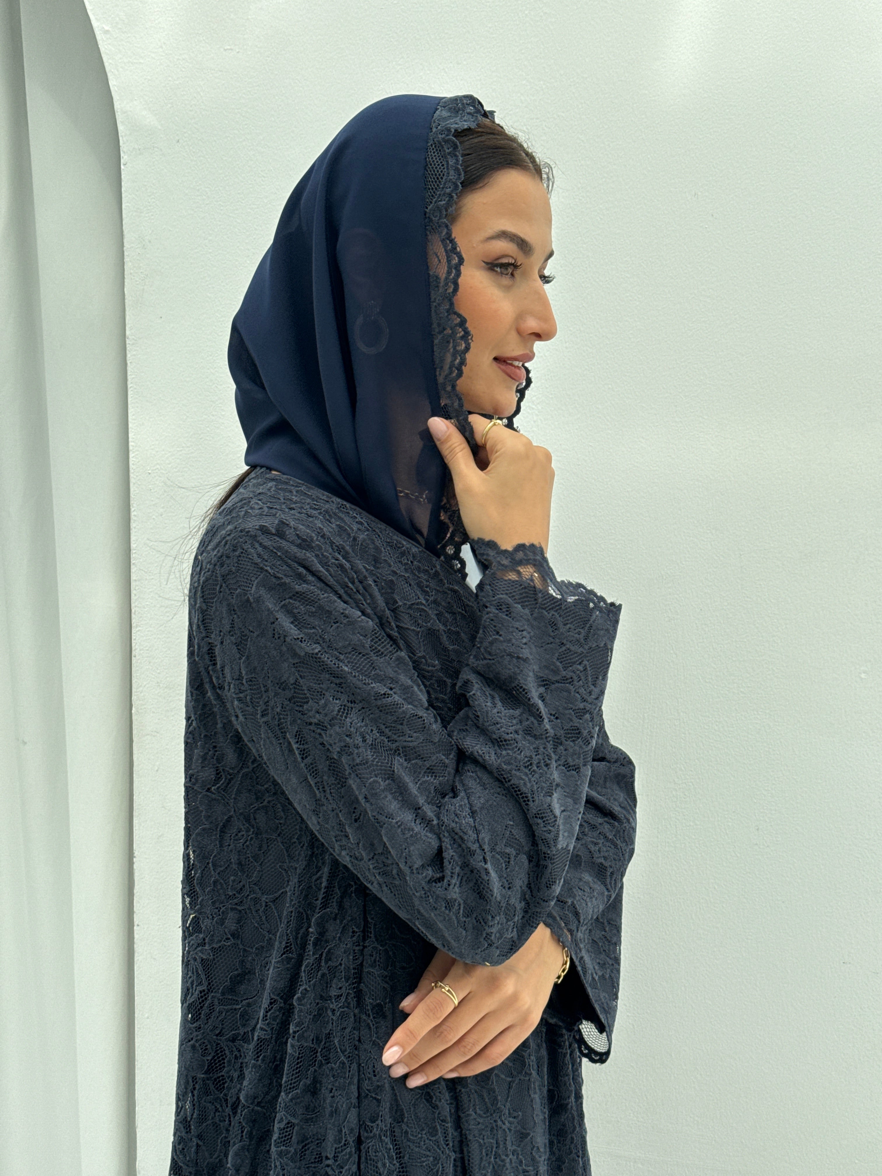 Winter Night Velvet Abaya