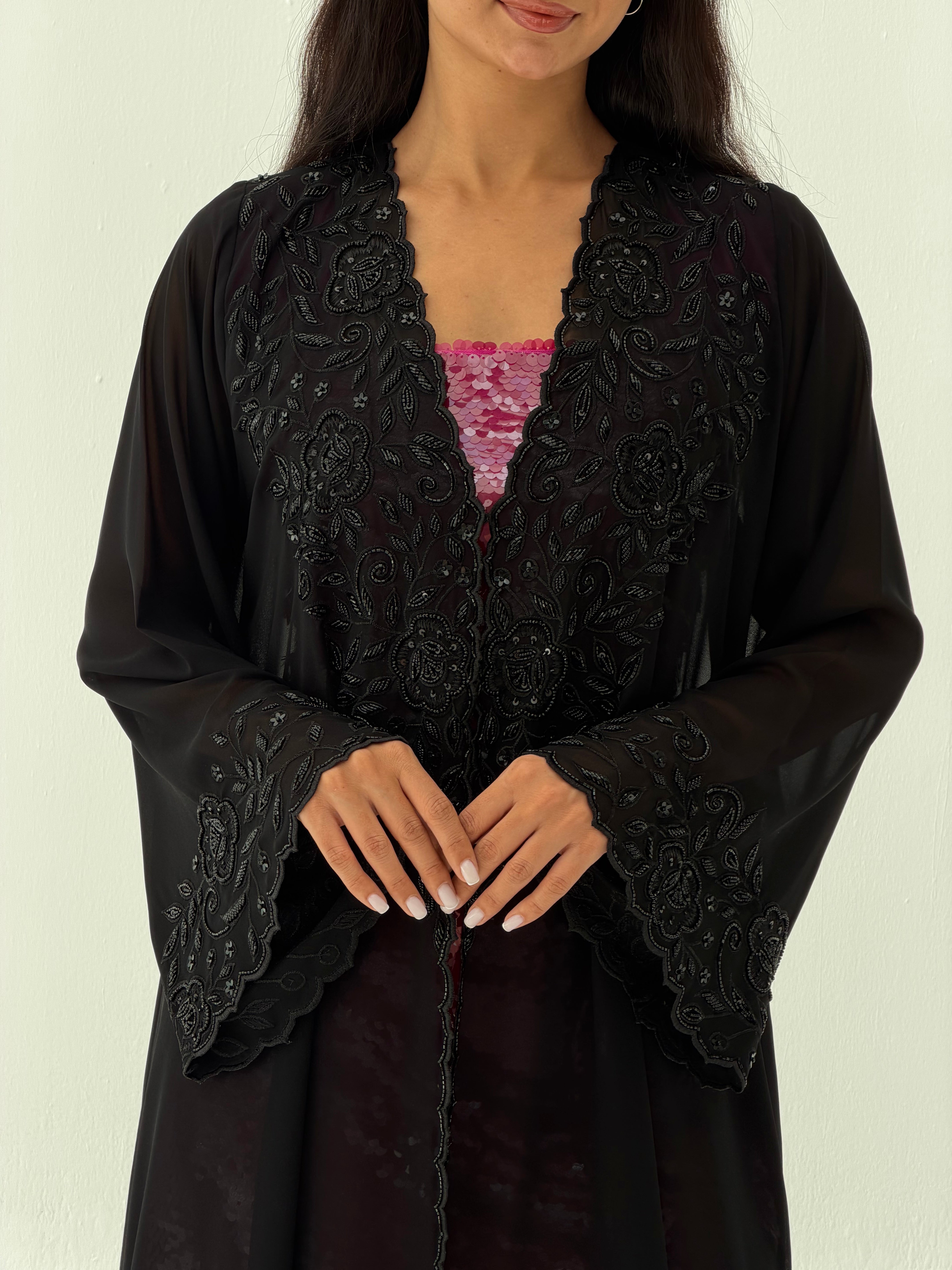 Thuraya  ( Chiffon Abaya with sheila)