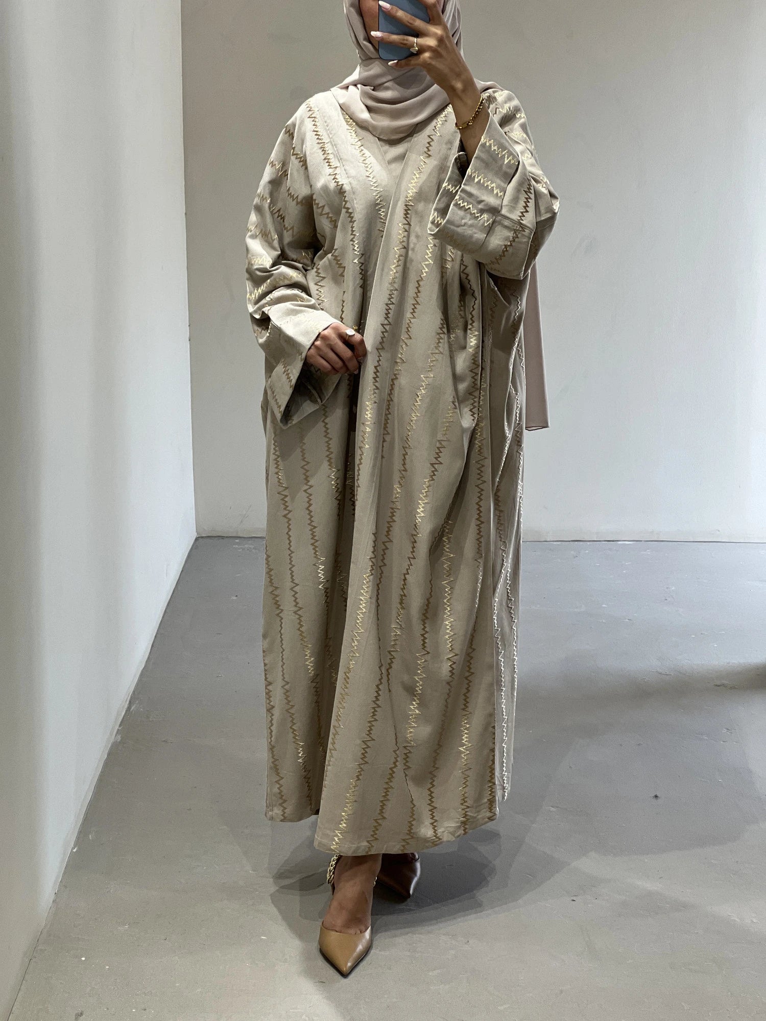 855 Abaya Full Set