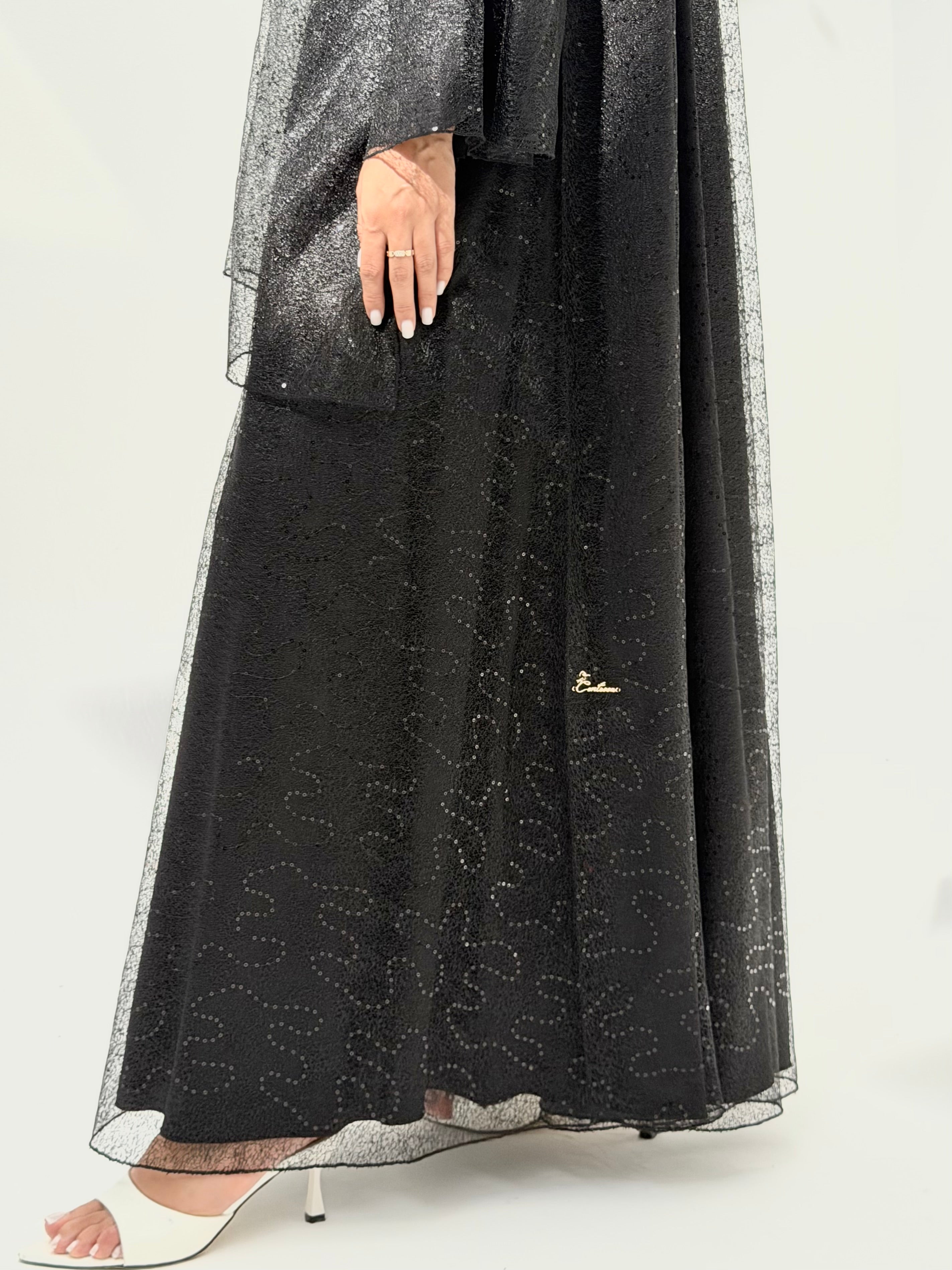 Jawaher Abaya ( Dantil Abaya included the transparent Dantil Sheila )