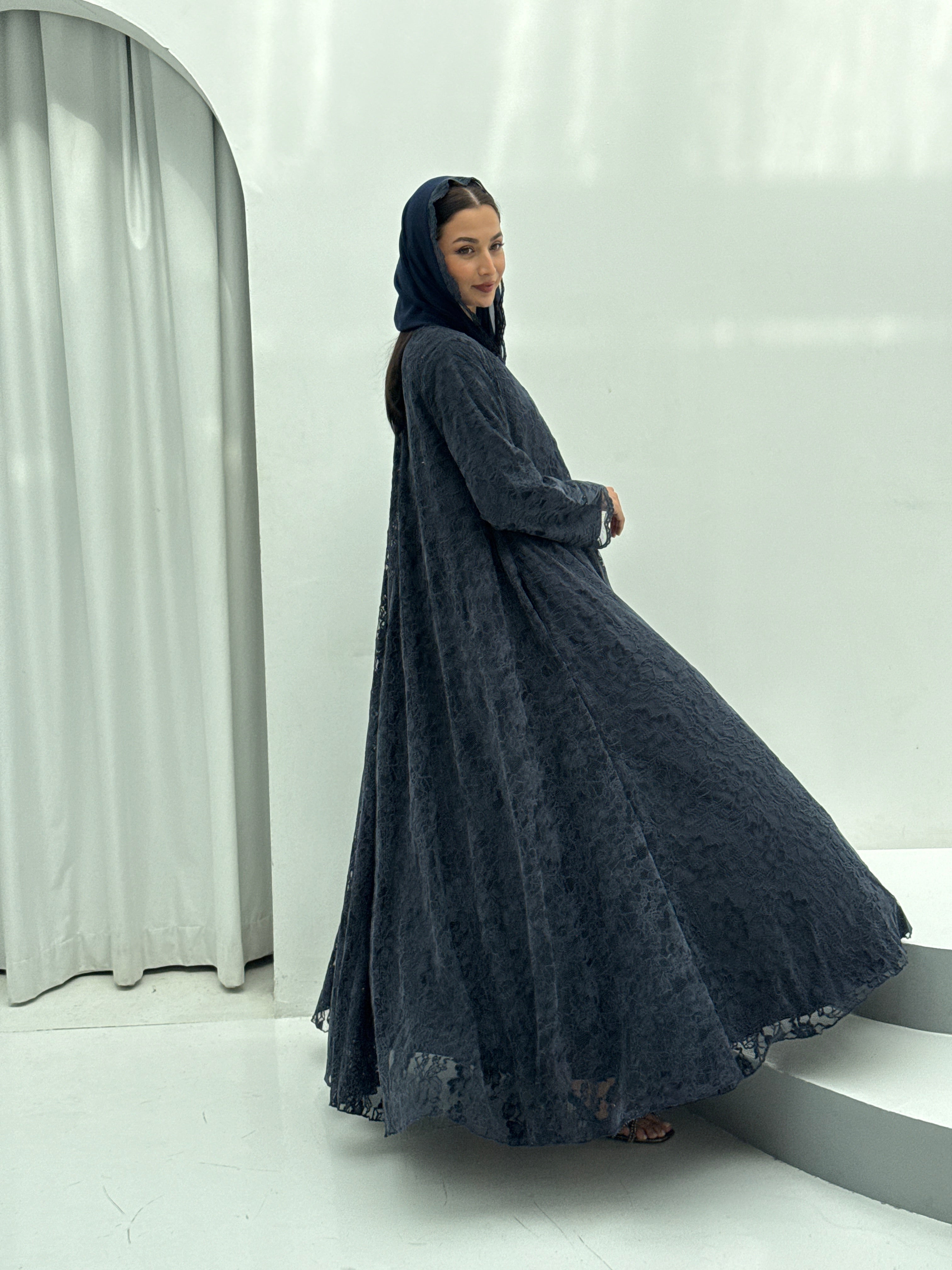 Winter Night Velvet Abaya
