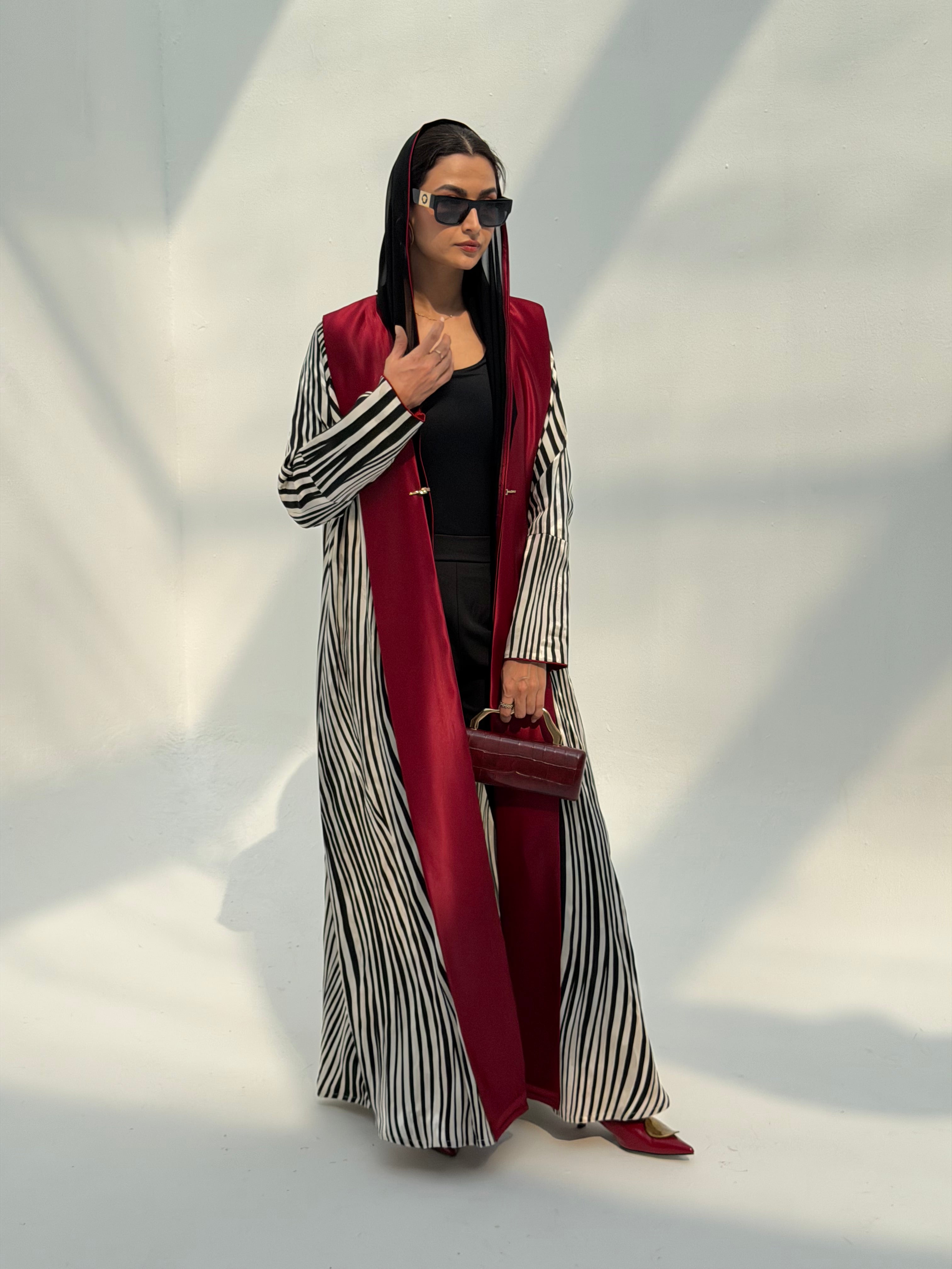 Ruby Stripe ❤️ ( Abaya with Sheila )